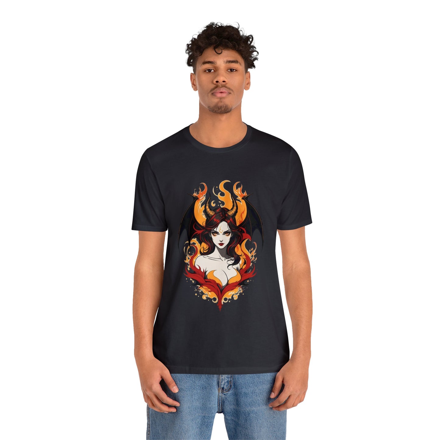 Kǎtōng Piàn - Devil Woman Collection - Circe - Unisex Jersey Short Sleeve Tee Printify