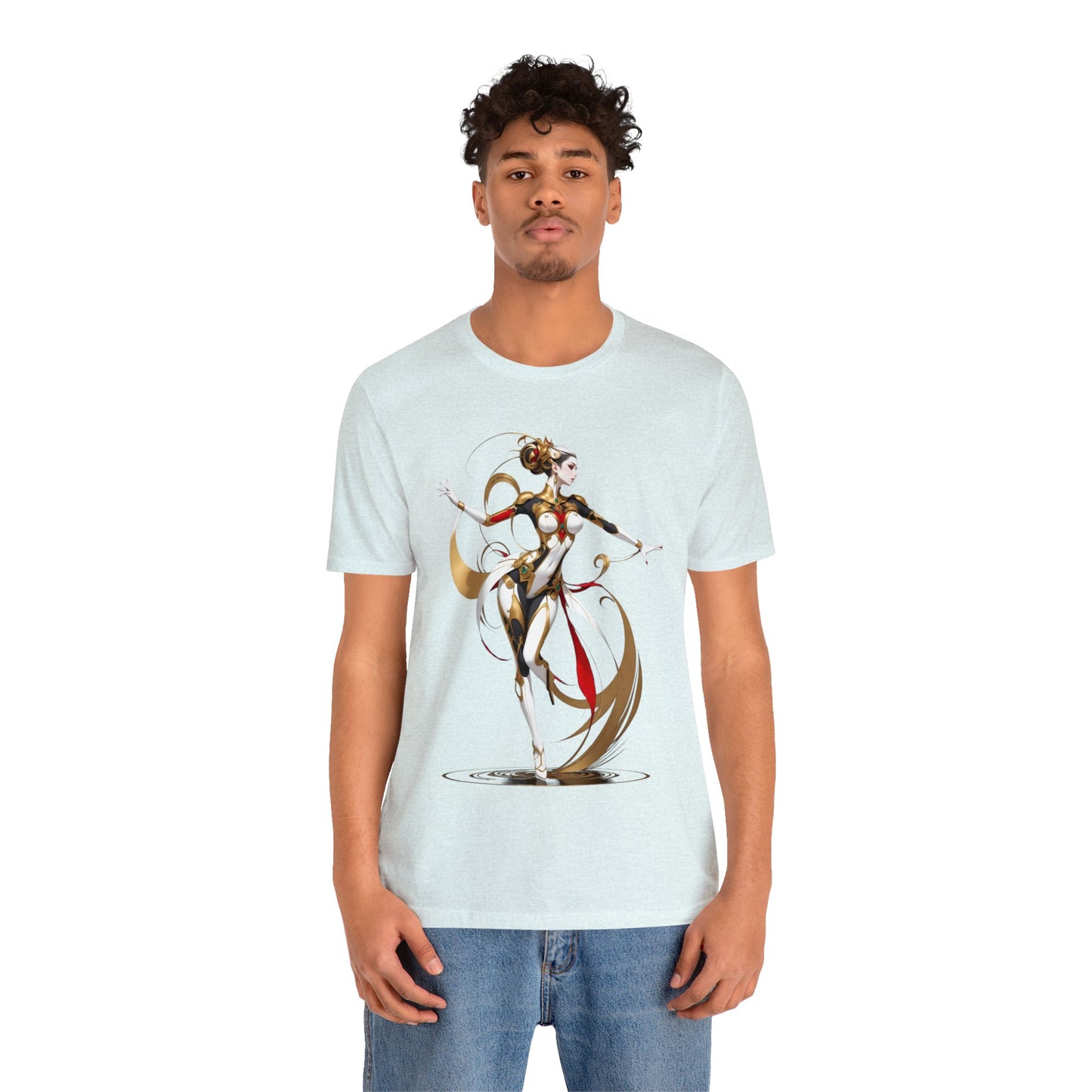 Kǎtōng Piàn - Mecha Girl Collection - Harper - Unisex Jersey Short Sleeve Tee Printify