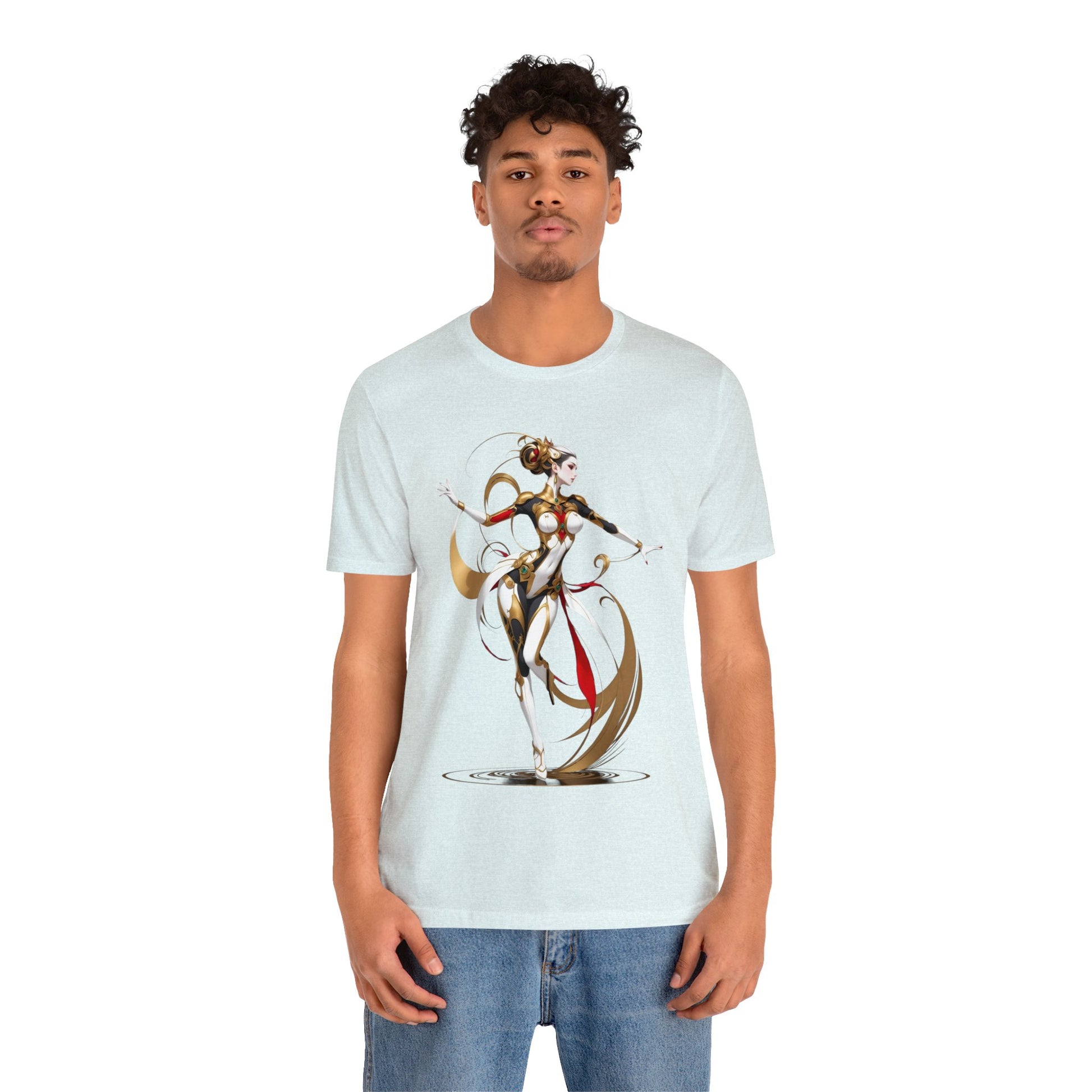 Kǎtōng Piàn - Mecha Girl Collection - Harper - Unisex Jersey Short Sleeve Tee Printify