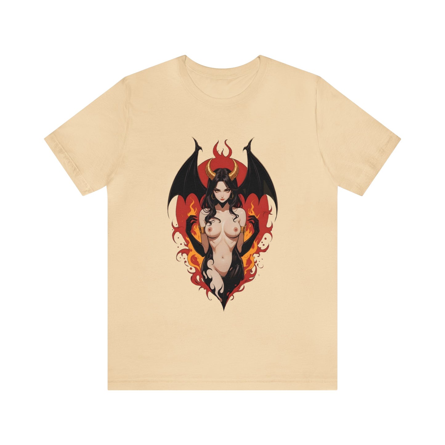 Kǎtōng Piàn - Devil Woman Collection - Devany - Unisex Jersey Short Sleeve Tee Printify