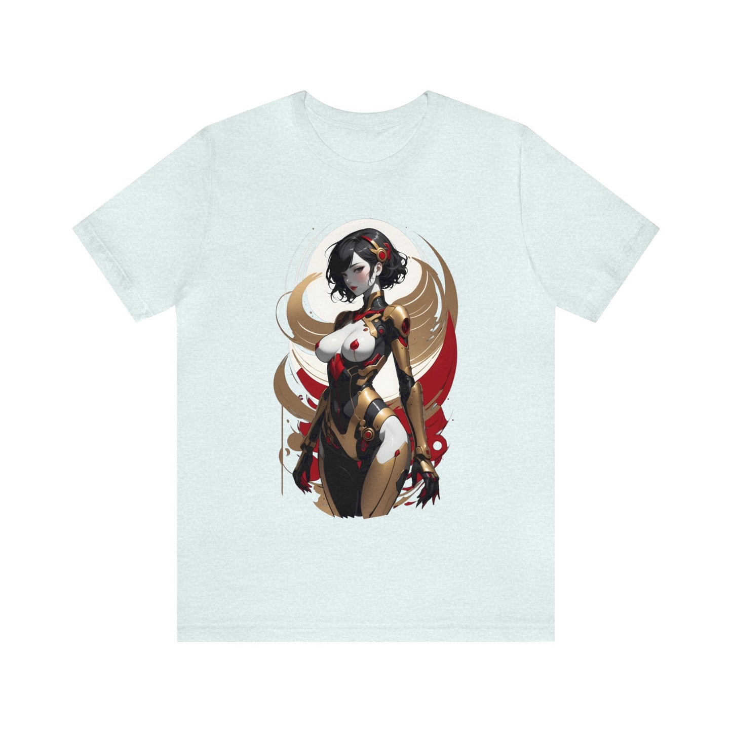 Kǎtōng Piàn - Mecha Girl Collection - Luna - Unisex Jersey Short Sleeve Tee Printify