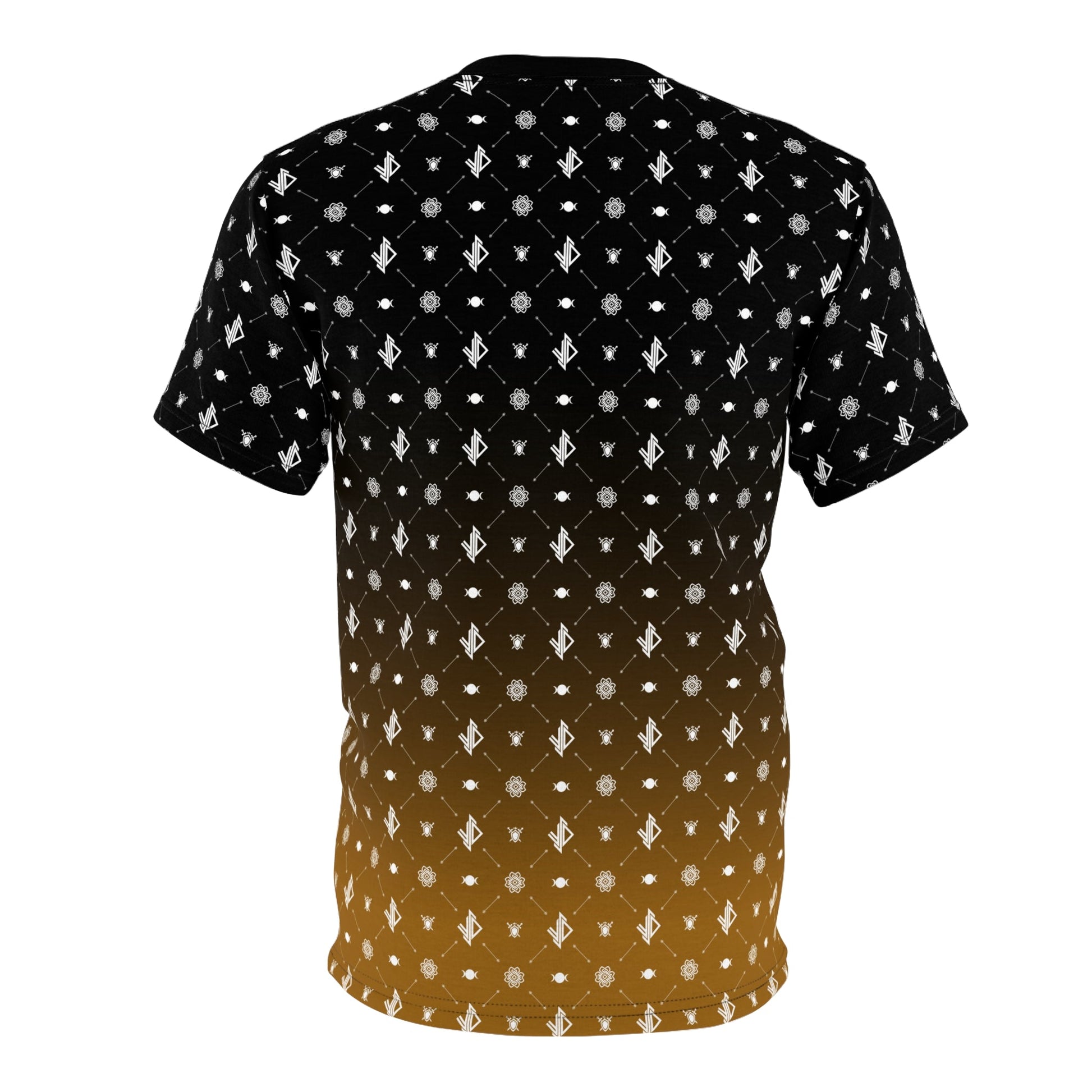 Stylish Unisex Cut & Sew Tee with Gradient Pattern - Perfect for Casual Outings & Everyday Wear - Verdine Daniels