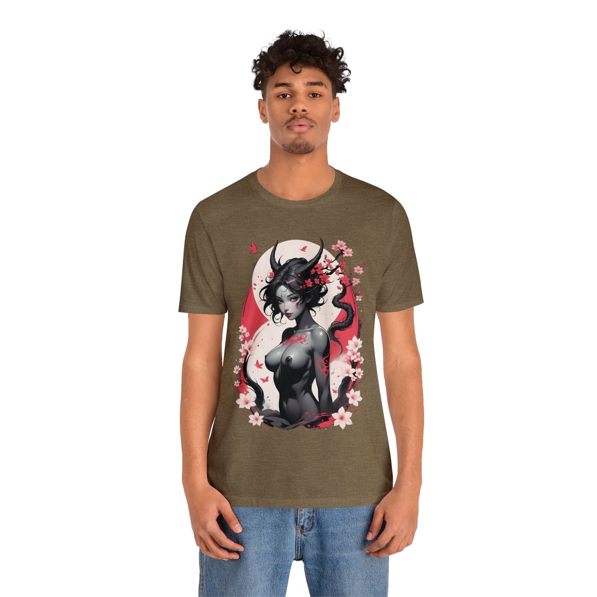 Kǎtōng Piàn - Oni Collection - Cheshmak - Unisex Jersey Short Sleeve Tee Printify