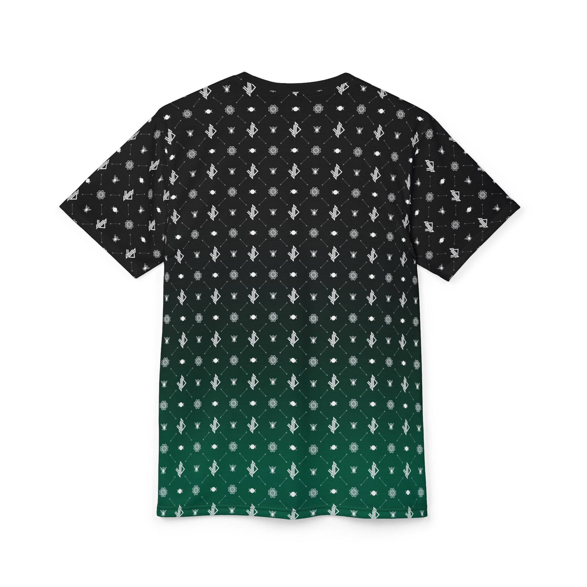 Dynamic Unisex Cut & Sew Tee with Geometric Pattern - Stylish and Versatile for Every Occasion - Verdine Daniels