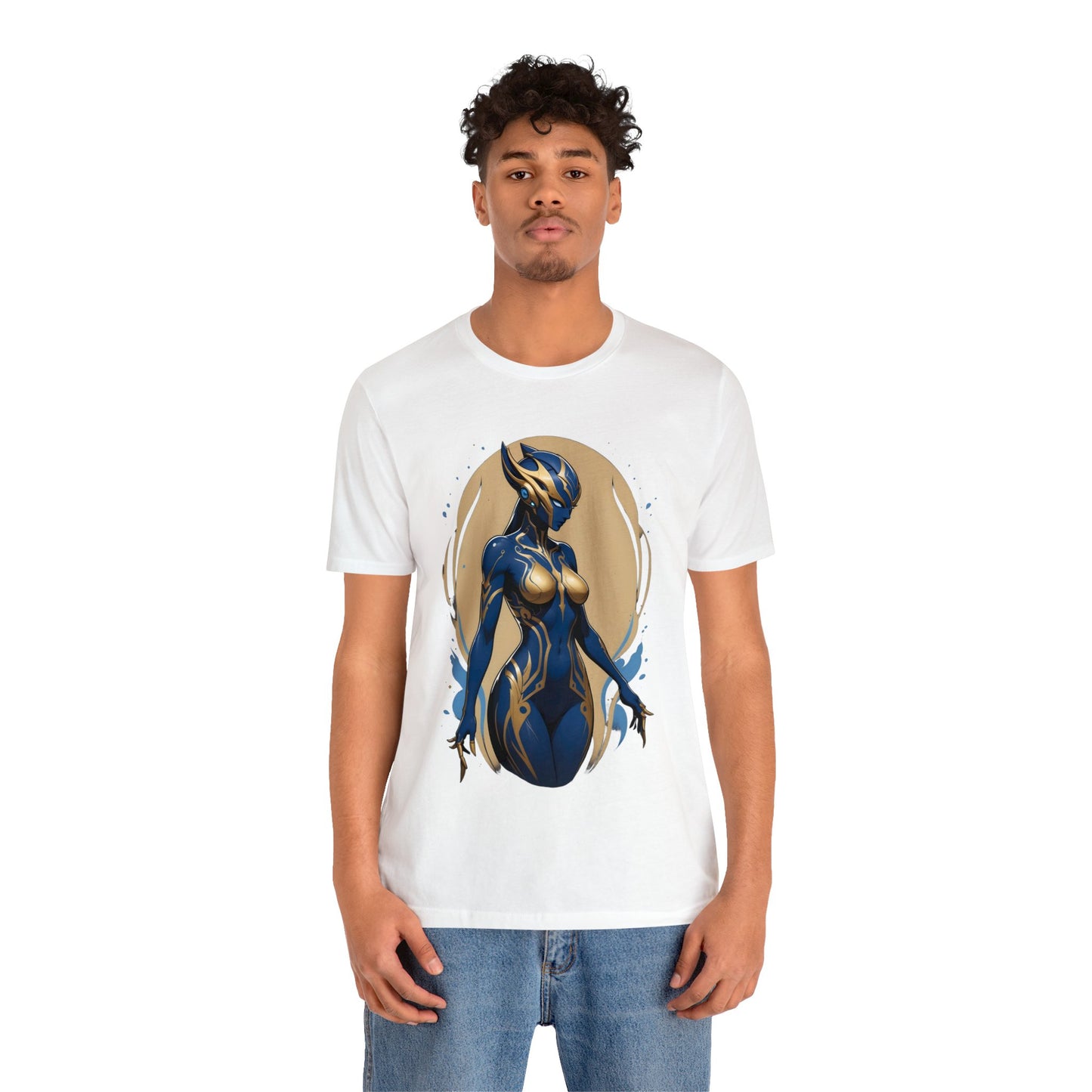 Kǎtōng Piàn - The Lotus Collection - Guinevere - Unisex Jersey Short Sleeve Tee Printify