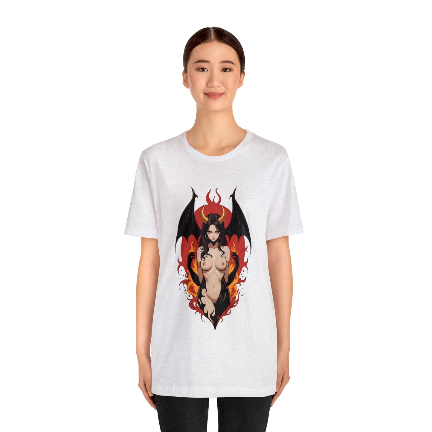 Kǎtōng Piàn - Devil Woman Collection - Devany - Unisex Jersey Short Sleeve Tee Printify