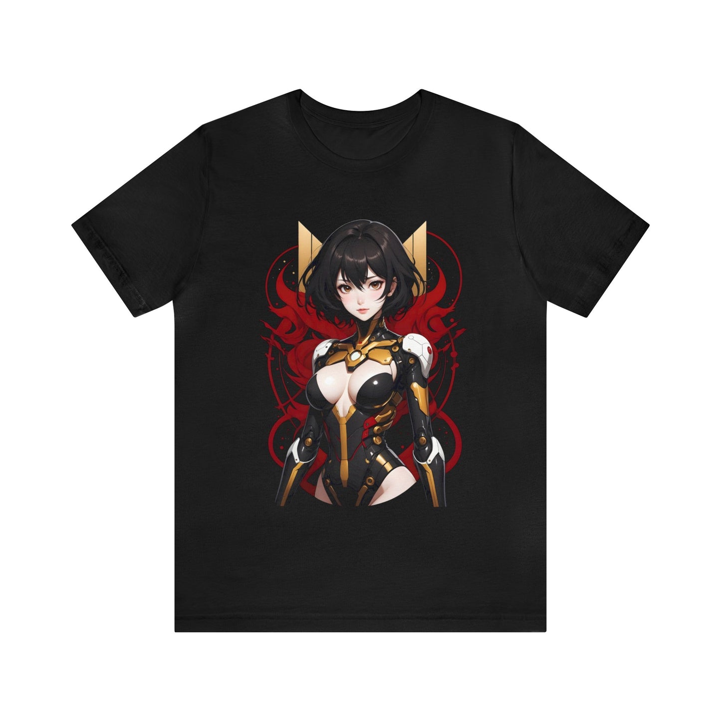 Kǎtōng Piàn - Mecha Girl Collection - Abigail - Unisex Jersey Short Sleeve Tee Printify