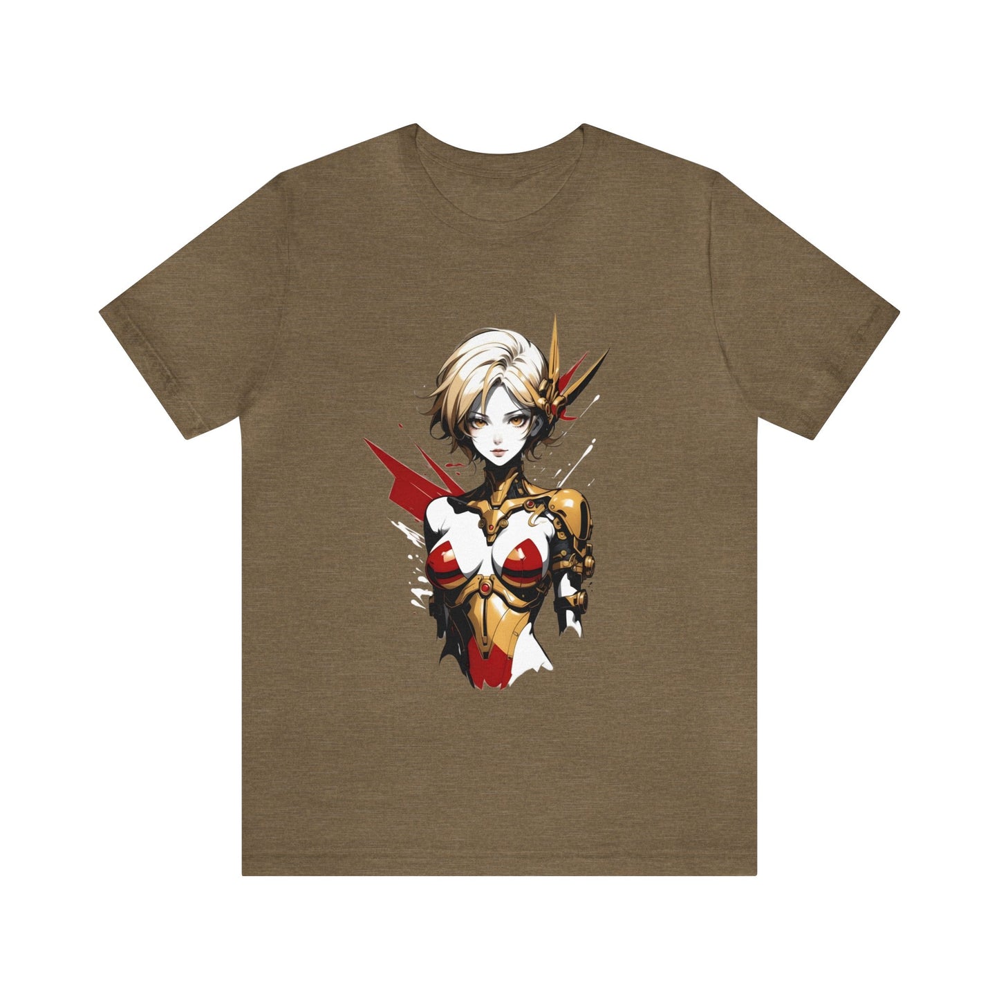 Kǎtōng Piàn - Mecha Girl Collection - Scarlett - Unisex Jersey Short Sleeve Tee Printify