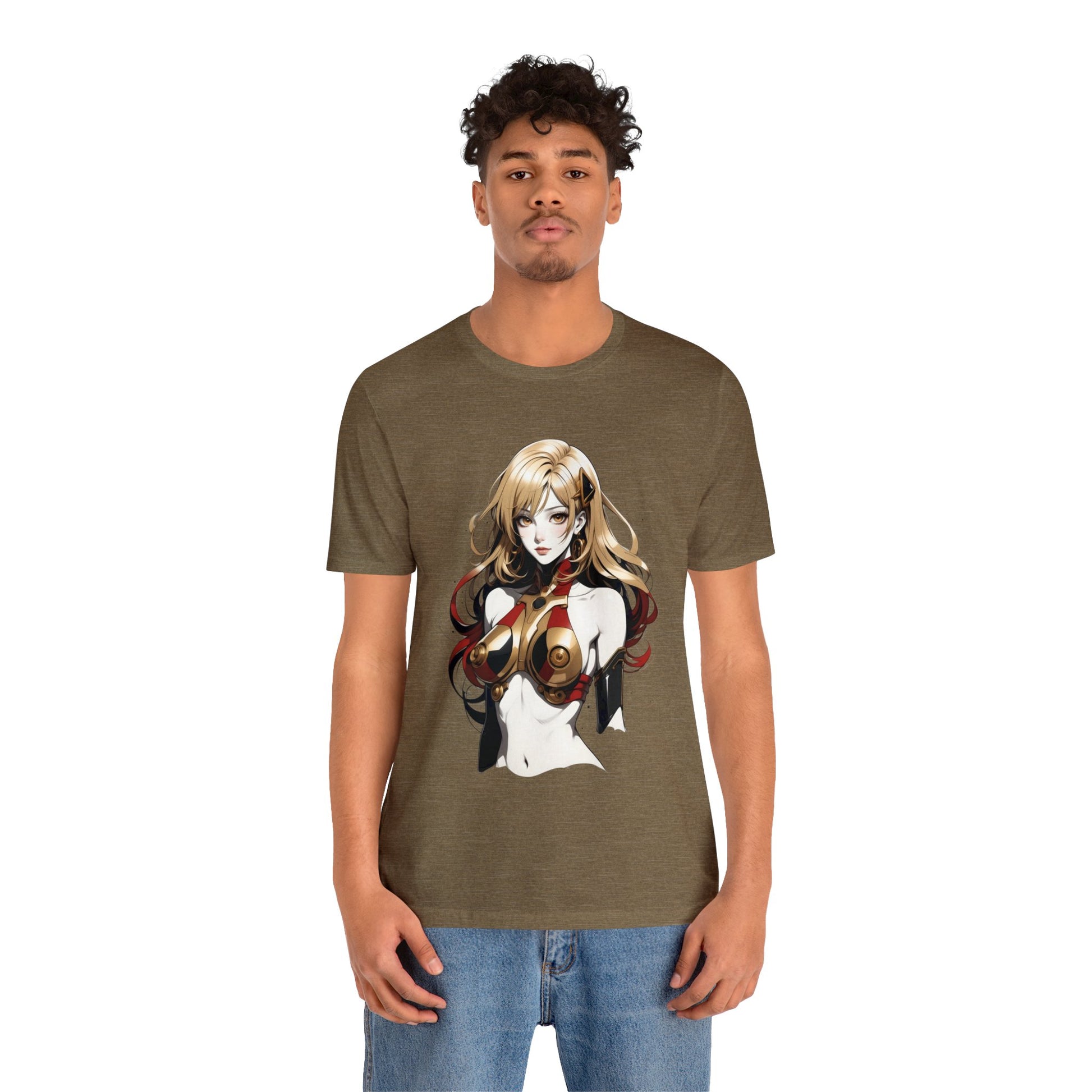 Kǎtōng Piàn - Mecha Girl Collection - Evelyn - Unisex Jersey Short Sleeve Tee Printify