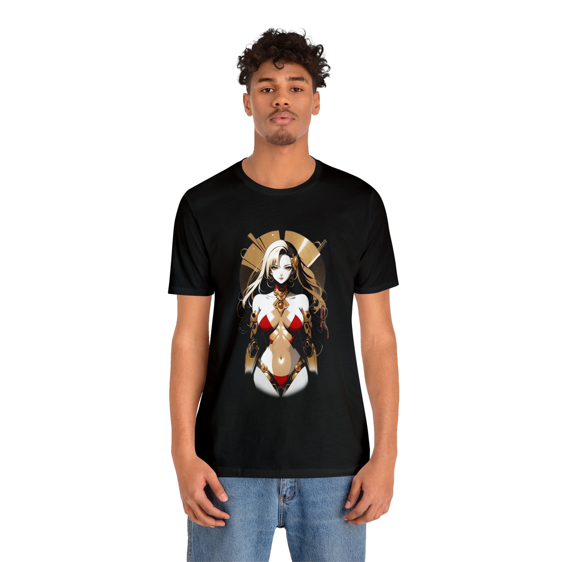 Kǎtōng Piàn - Mecha Girl Collection - Eleanor - Unisex Jersey Short Sleeve Tee Printify