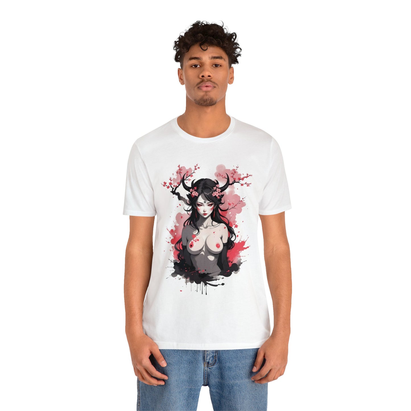 Kǎtōng Piàn - Oni Collection - Ajatar - Unisex Jersey Short Sleeve Tee Printify