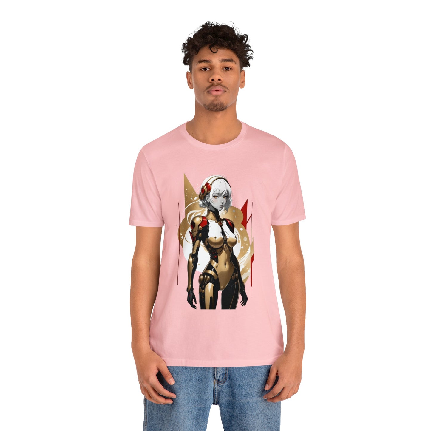 Kǎtōng Piàn - Mecha Girl Collection - Ella - Unisex Jersey Short Sleeve Tee Printify