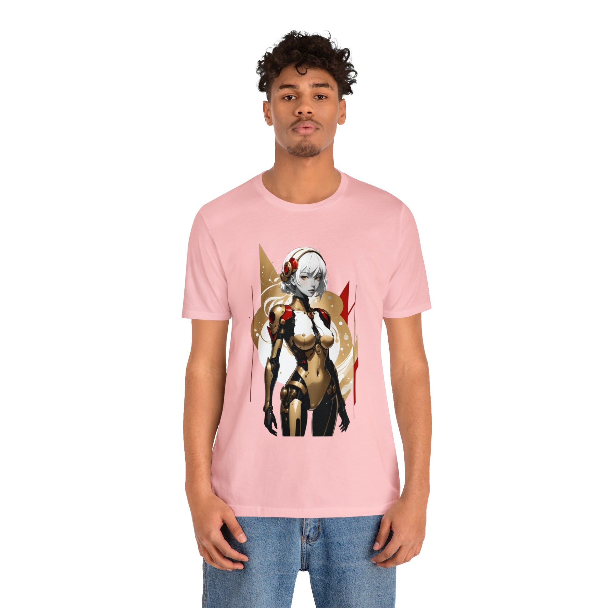 Kǎtōng Piàn - Mecha Girl Collection - Ella - Unisex Jersey Short Sleeve Tee Printify