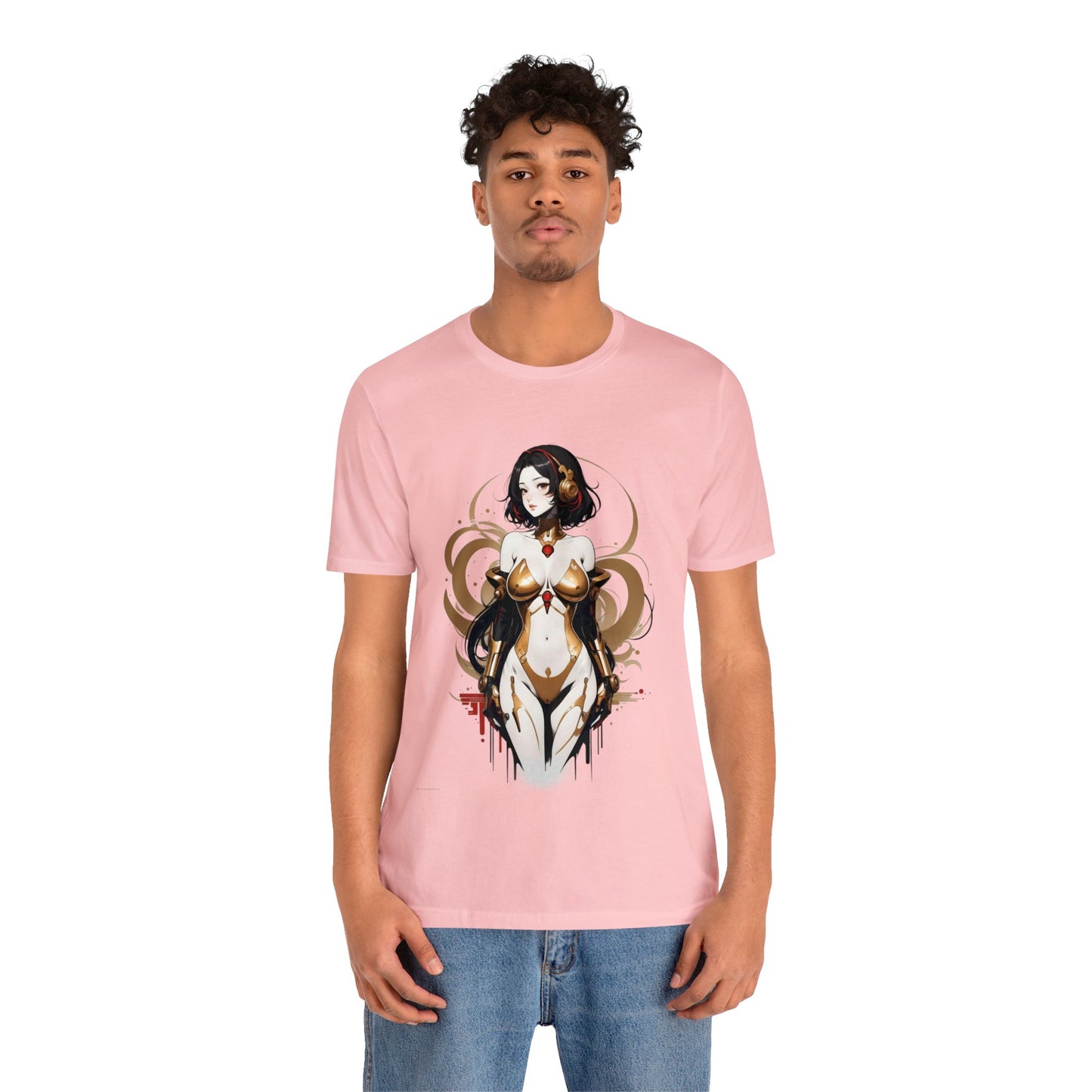 Kǎtōng Piàn - Mecha Girl Collection - Penelope - Unisex Jersey Short Sleeve Tee Printify