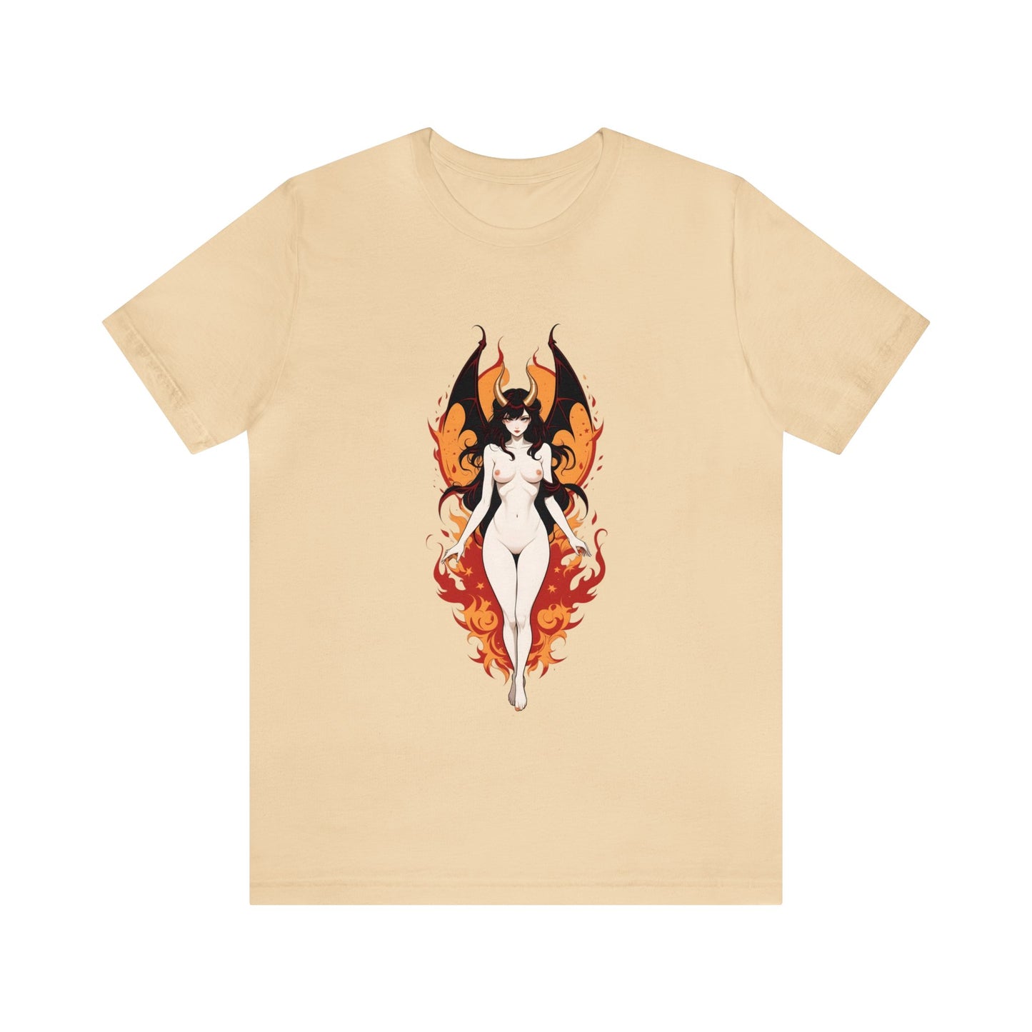 Kǎtōng Piàn - Devil Woman Collection - Akuji - Unisex Jersey Short Sleeve Tee Printify