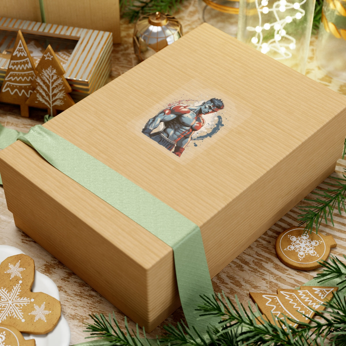 Prized Fighter Frostbite Falcon Sticker Printify