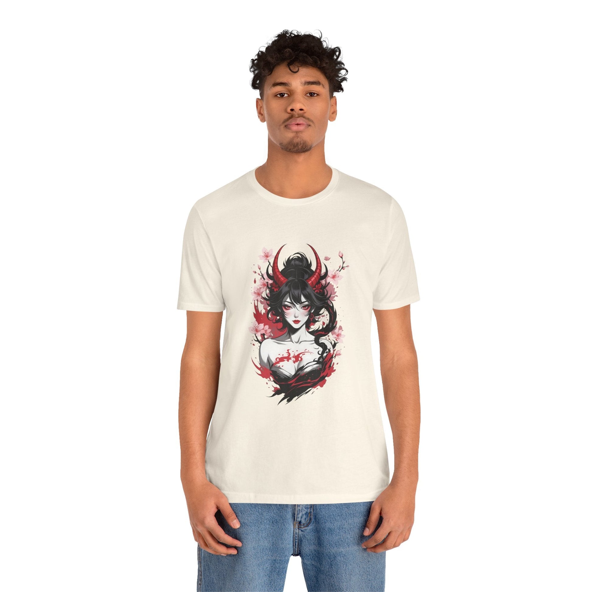Kǎtōng Piàn - Oni Collection - Lamia - Unisex Jersey Short Sleeve Tee Printify