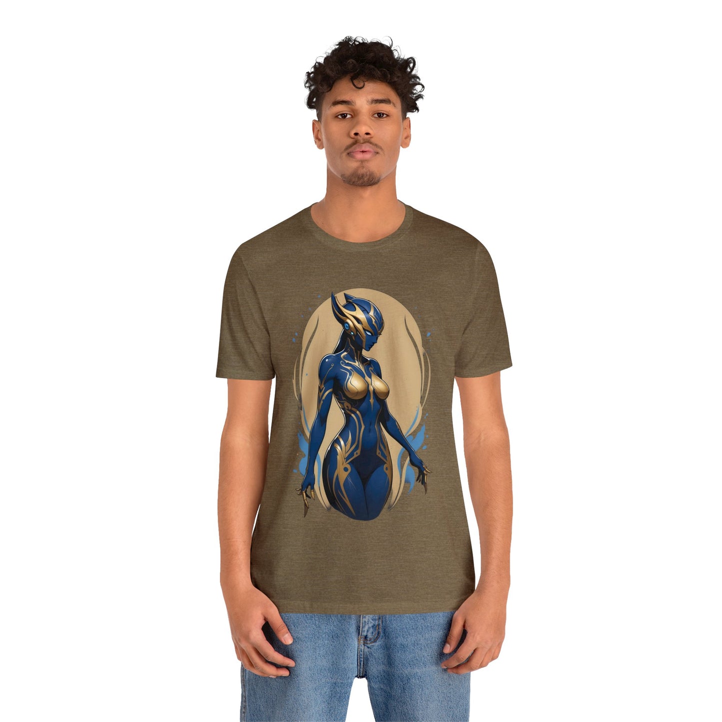 Kǎtōng Piàn - The Lotus Collection - Guinevere - Unisex Jersey Short Sleeve Tee Printify