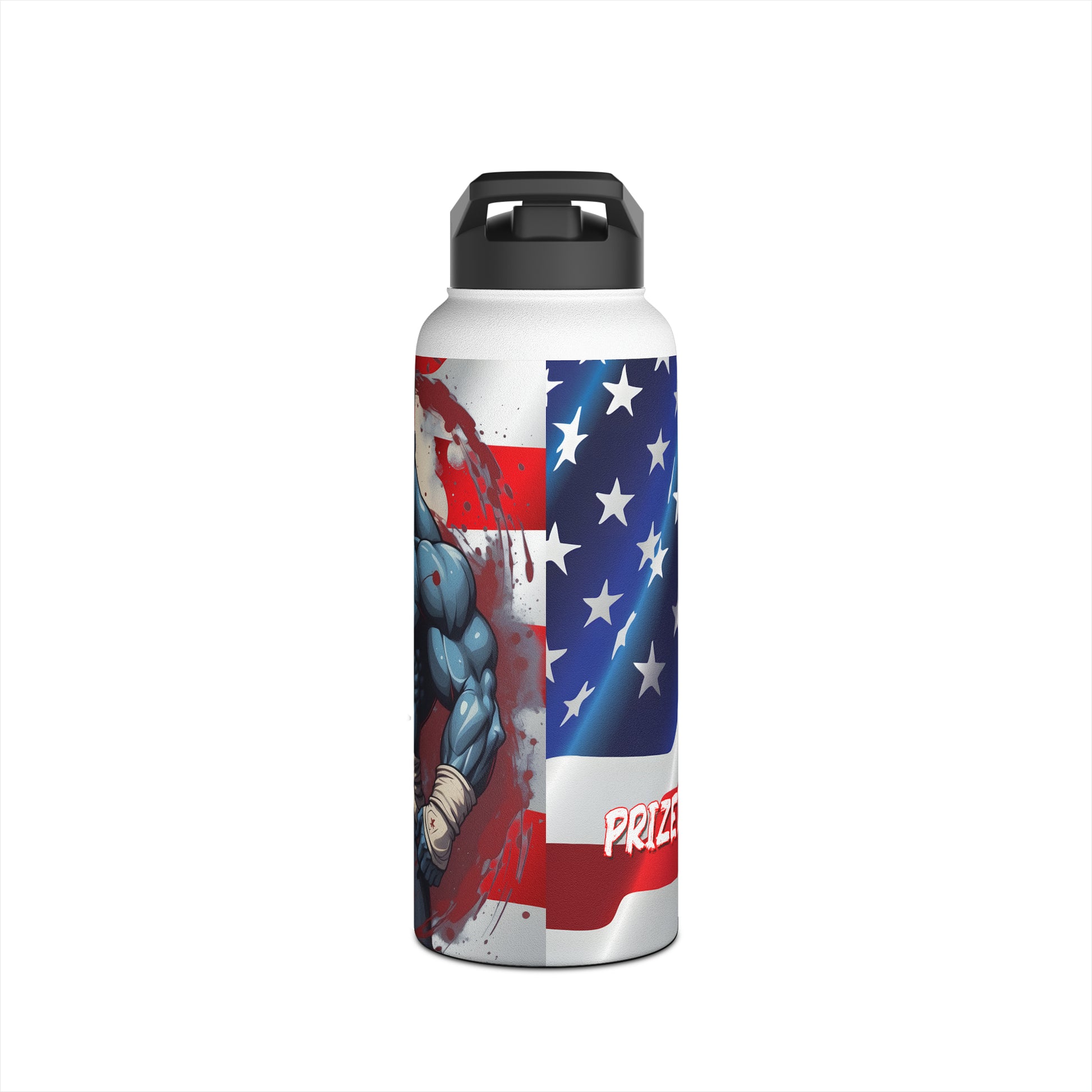 Kǎtōng Piàn - Prized Fighter Collection - America - 010 - Stainless Steel Water Bottle, Standard Lid - Verdine Daniels
