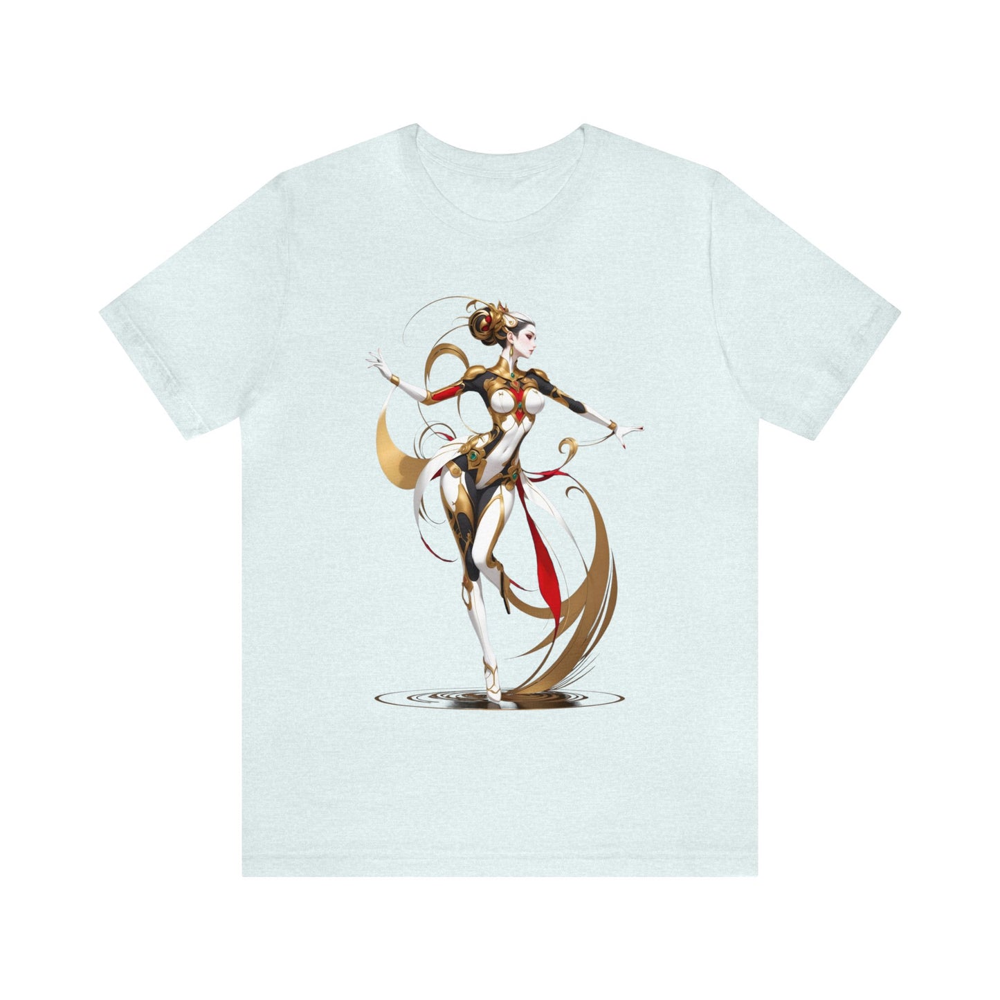 Kǎtōng Piàn - Mecha Girl Collection - Harper - Unisex Jersey Short Sleeve Tee Printify