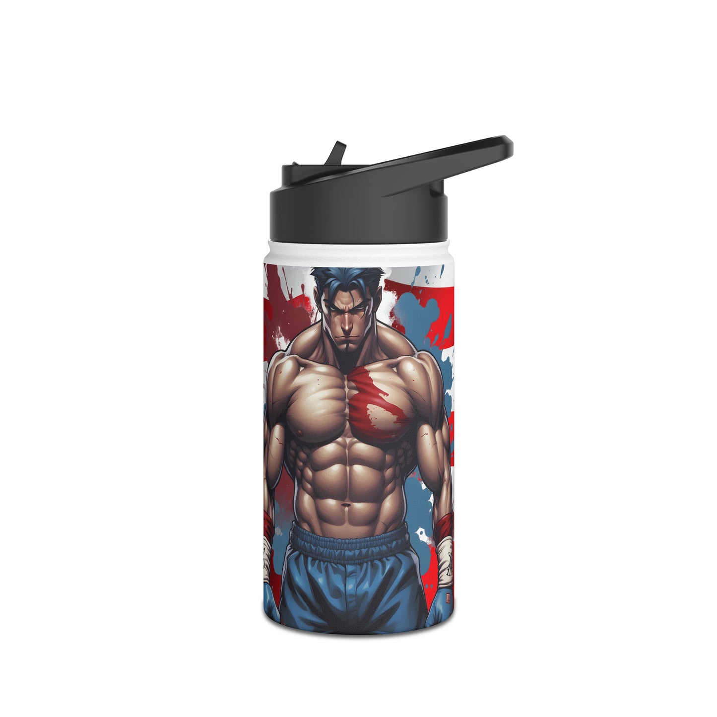 Kǎtōng Piàn - Prized Fighter Collection - America - 007 - Stainless Steel Water Bottle, Standard Lid - Verdine Daniels