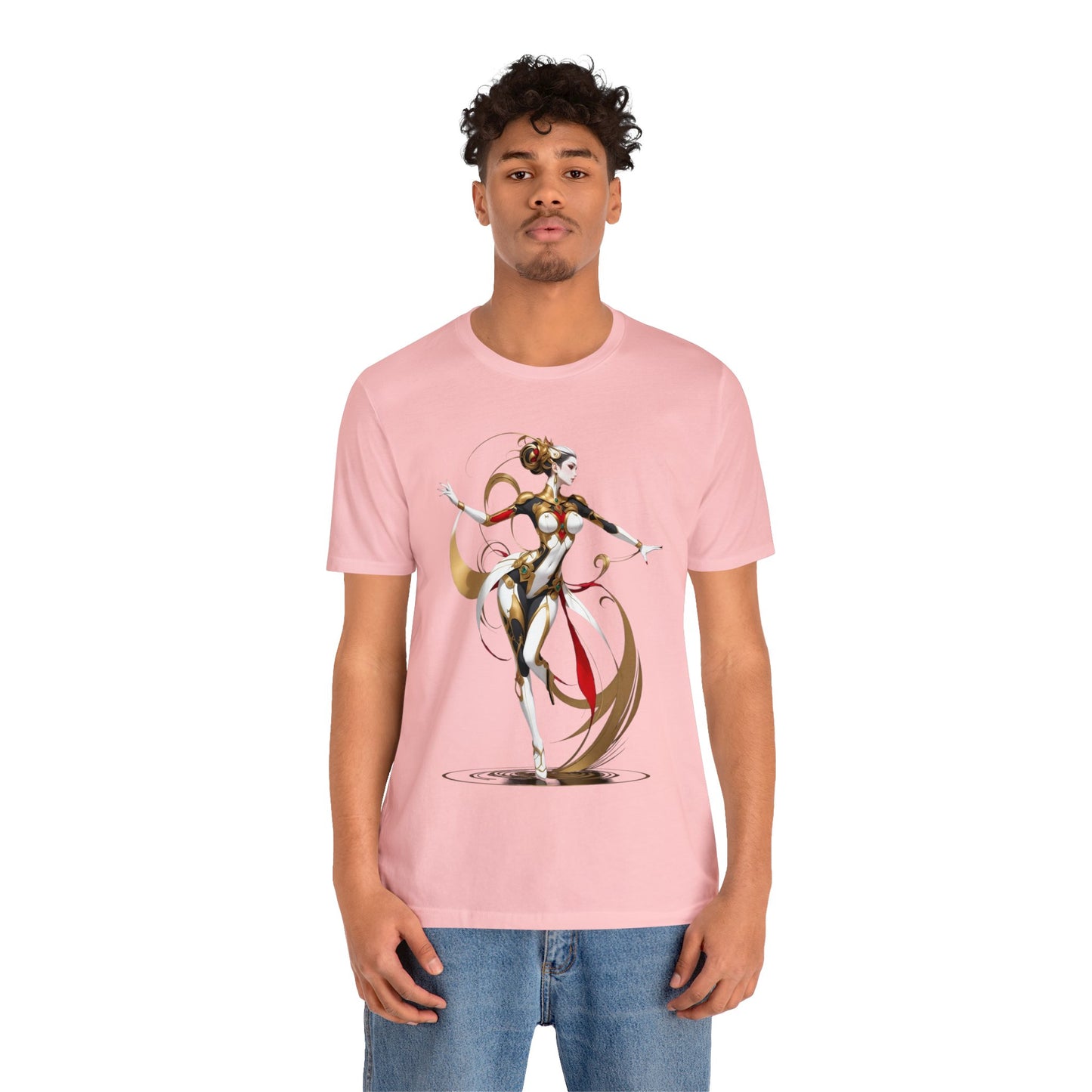 Kǎtōng Piàn - Mecha Girl Collection - Harper - Unisex Jersey Short Sleeve Tee Printify