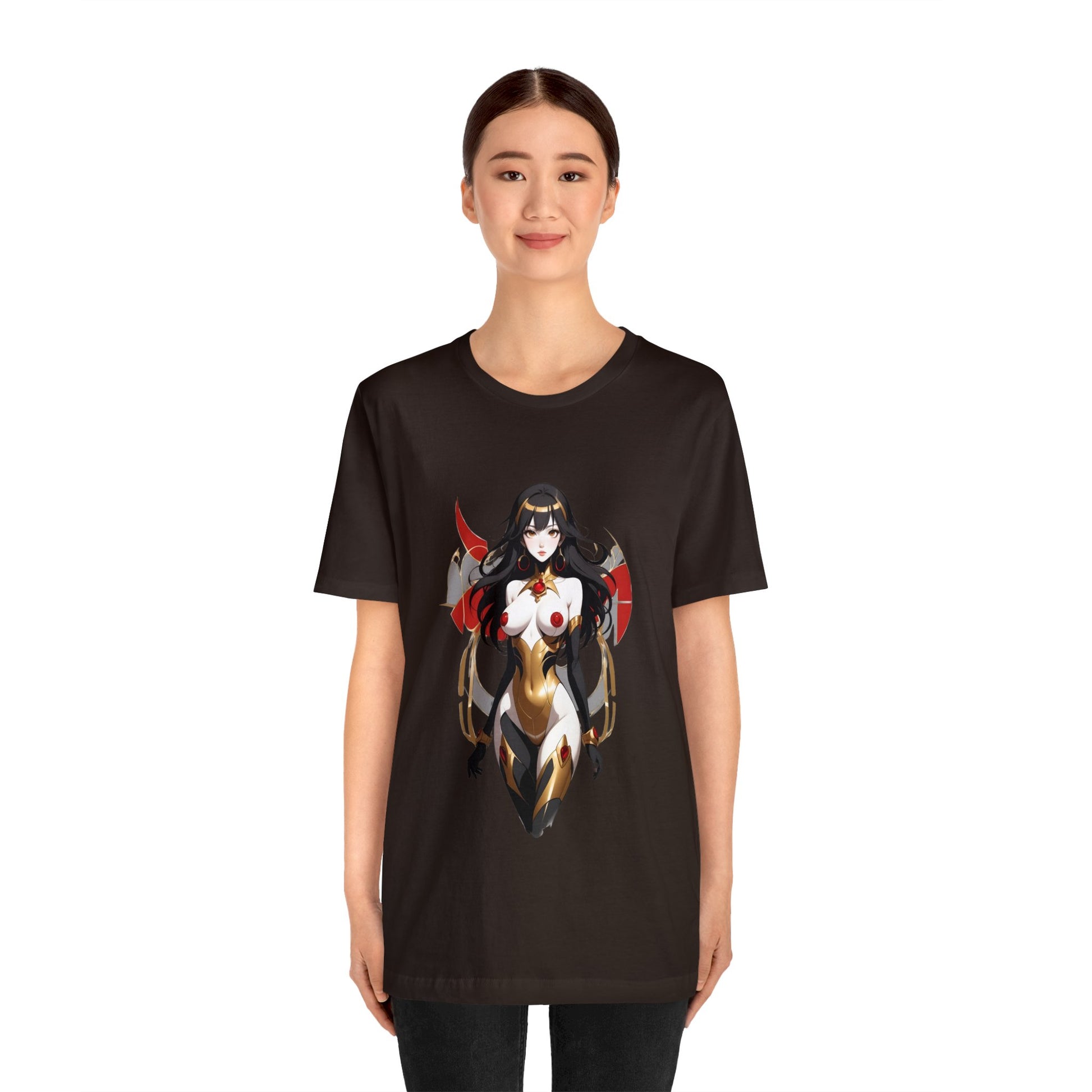 Kǎtōng Piàn - Mecha Girl Collection - Kinsley - Unisex Jersey Short Sleeve Tee Printify