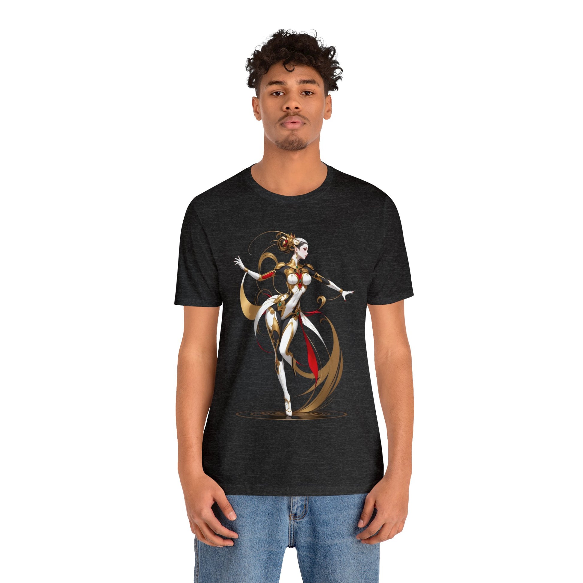 Kǎtōng Piàn - Mecha Girl Collection - Harper - Unisex Jersey Short Sleeve Tee Printify