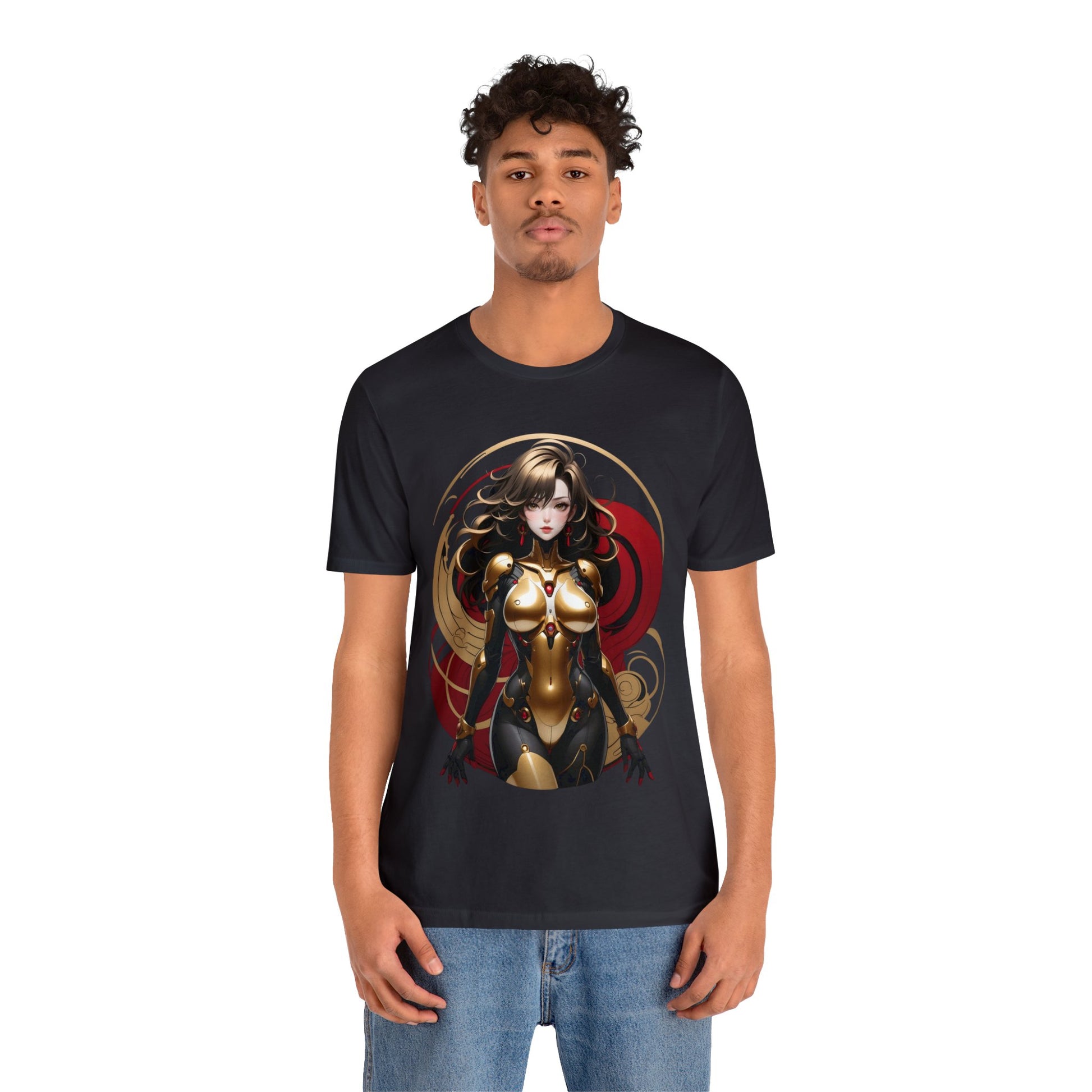 Kǎtōng Piàn - Mecha Girl Collection - Ava - Unisex Jersey Short Sleeve Tee Printify