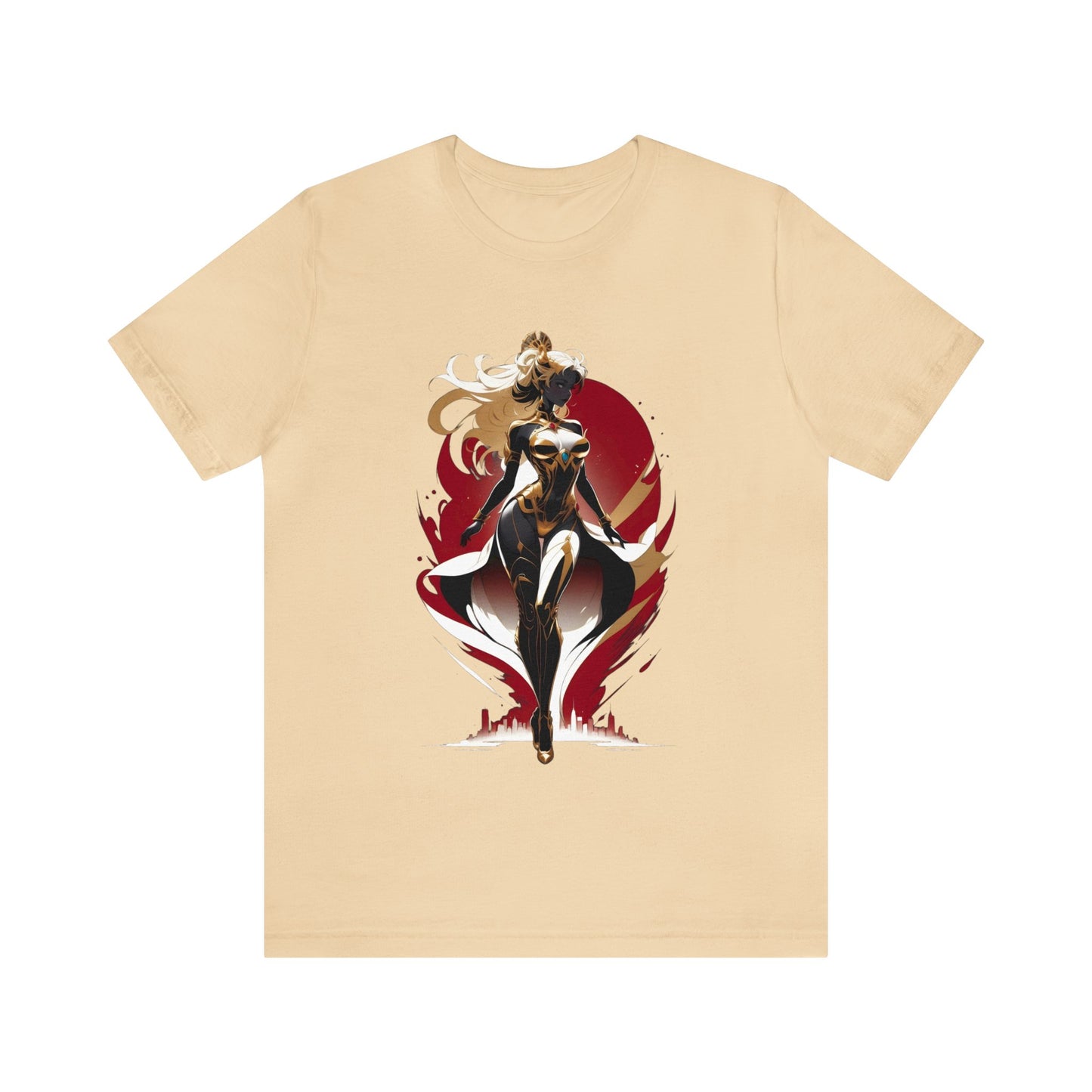 Kǎtōng Piàn - Mecha Girl Collection - Lucy - Unisex Jersey Short Sleeve Tee Printify