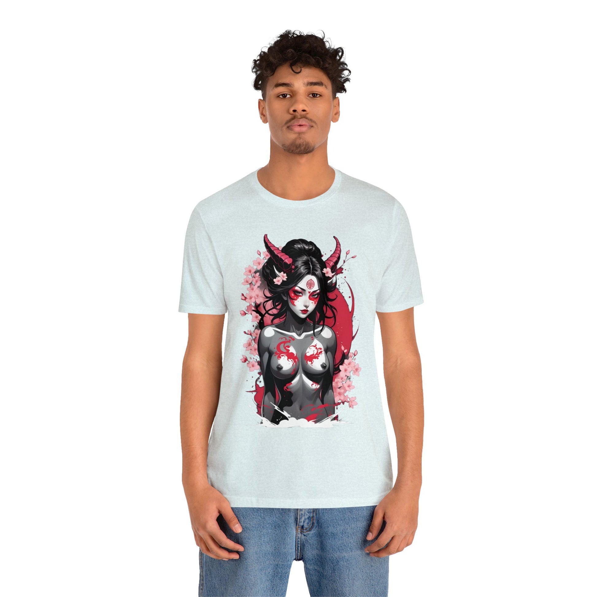Kǎtōng Piàn - Oni Collection - Abyzou - Unisex Jersey Short Sleeve Tee Printify