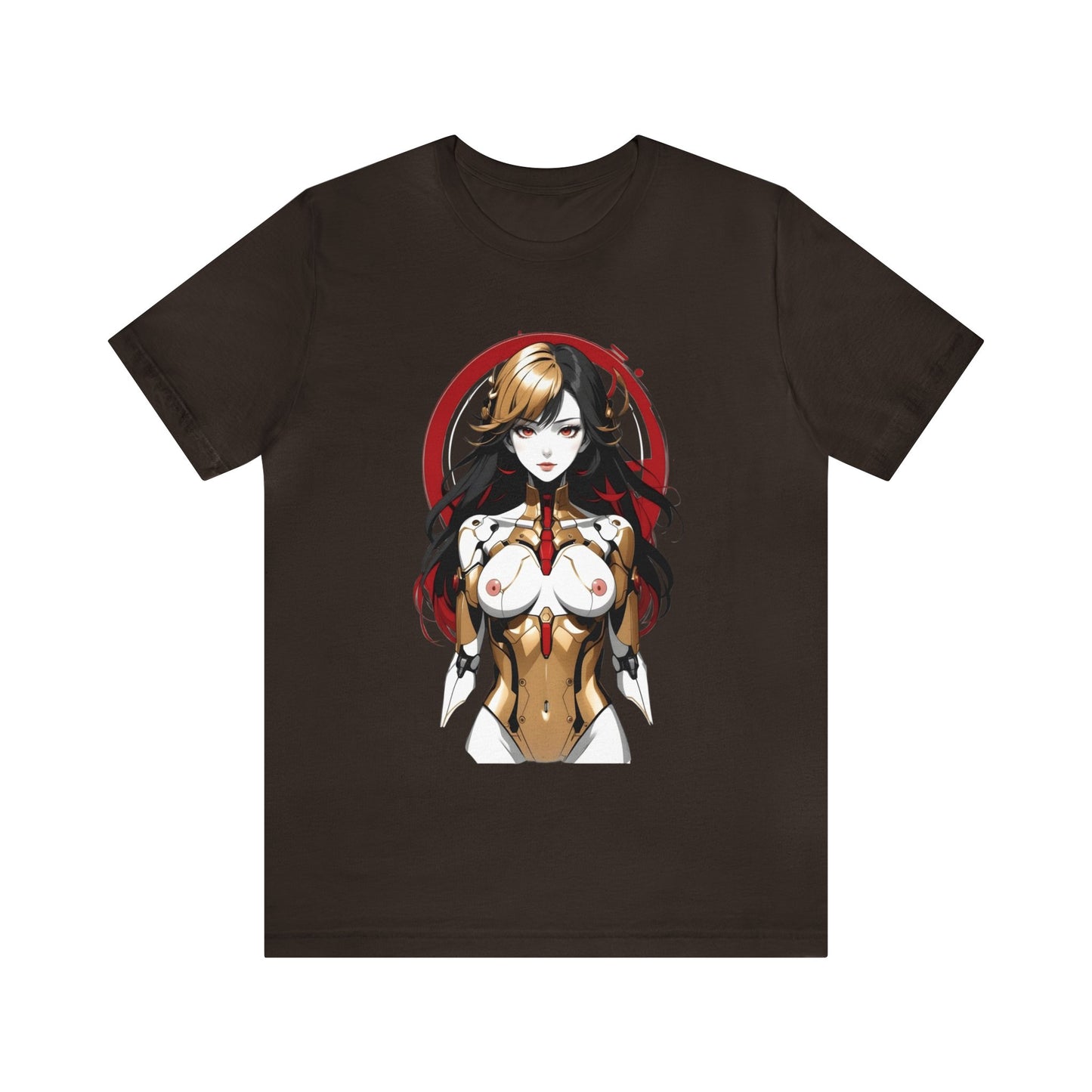Kǎtōng Piàn - Mecha Girl Collection - Mia - Unisex Jersey Short Sleeve Tee Printify