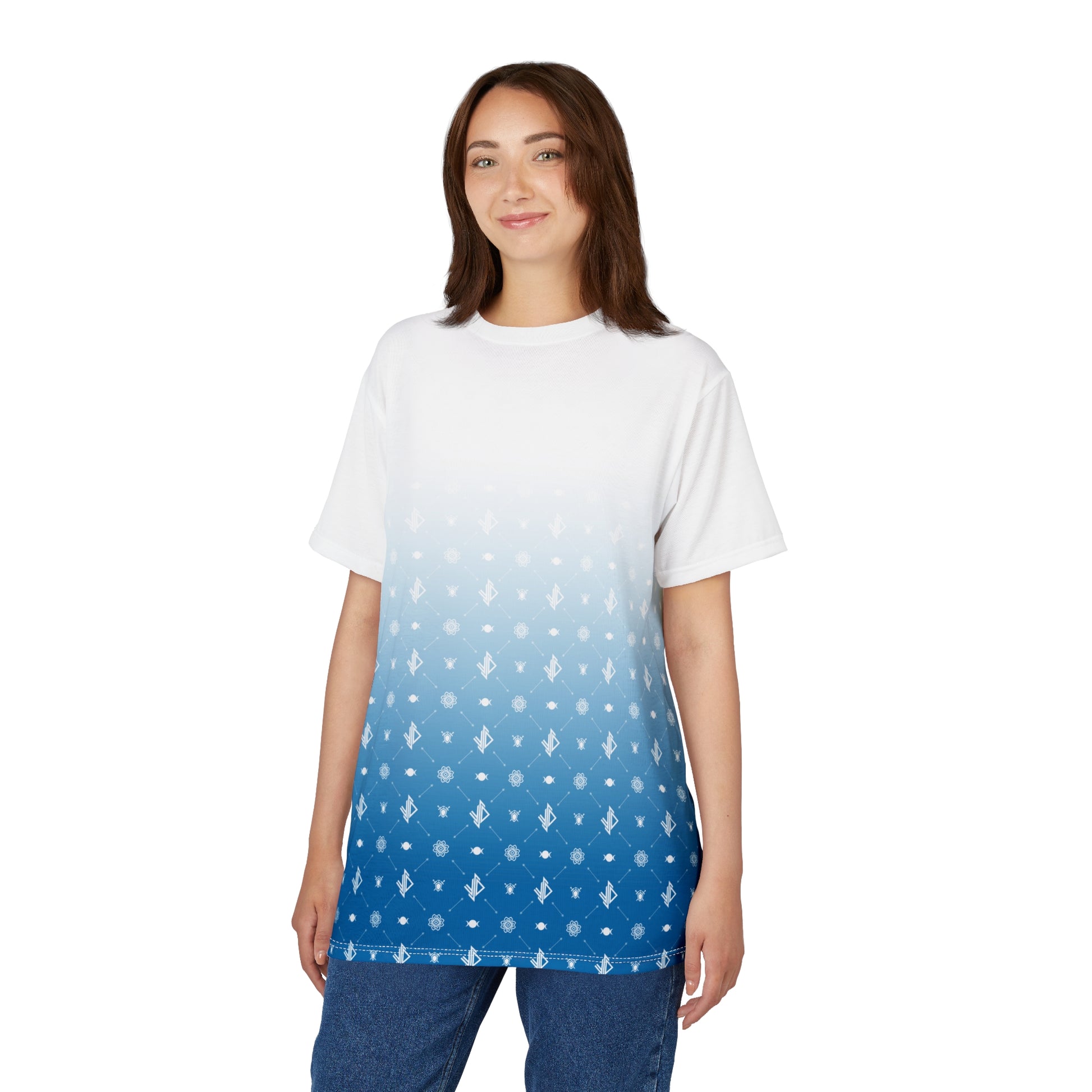 Ocean Vibes Unisex Gradient Tee - Cool Comfort for Summer Adventures - Verdine Daniels