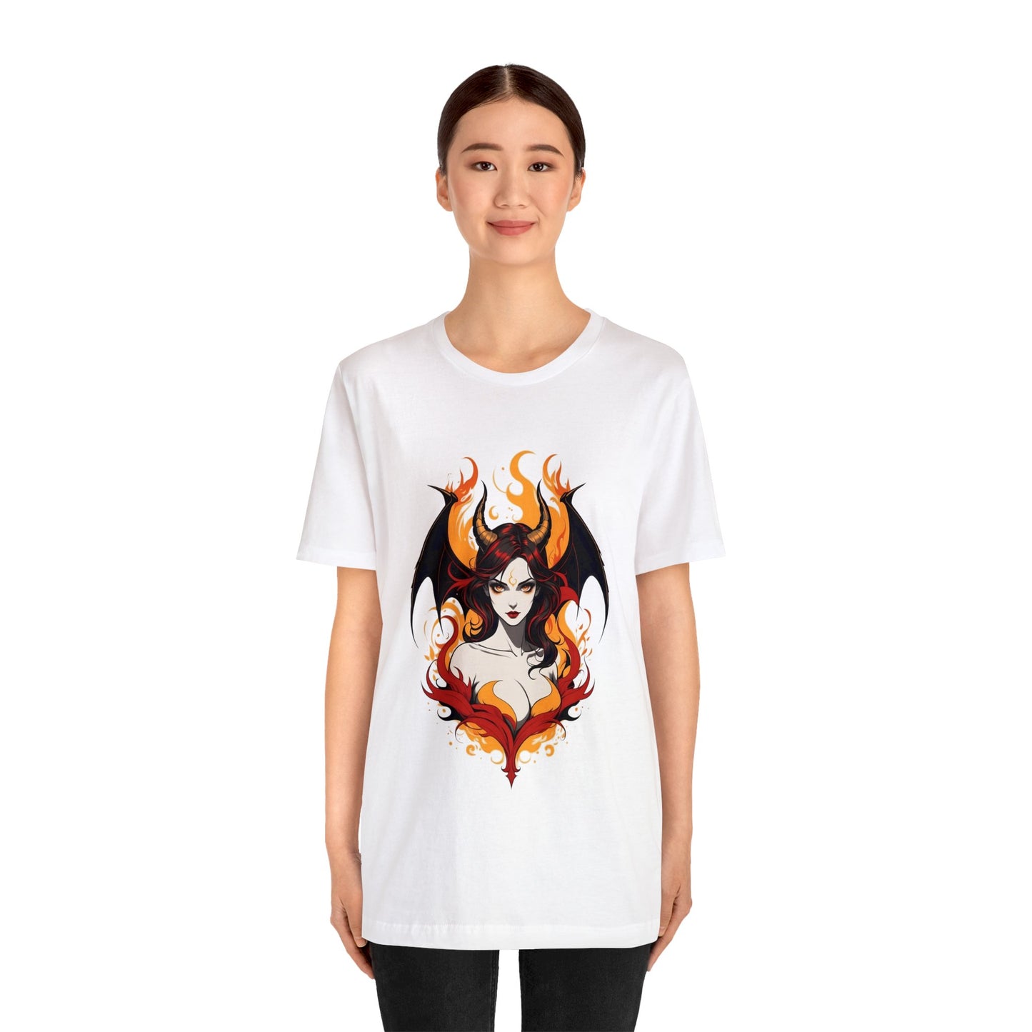 Kǎtōng Piàn - Devil Woman Collection - Circe - Unisex Jersey Short Sleeve Tee Printify