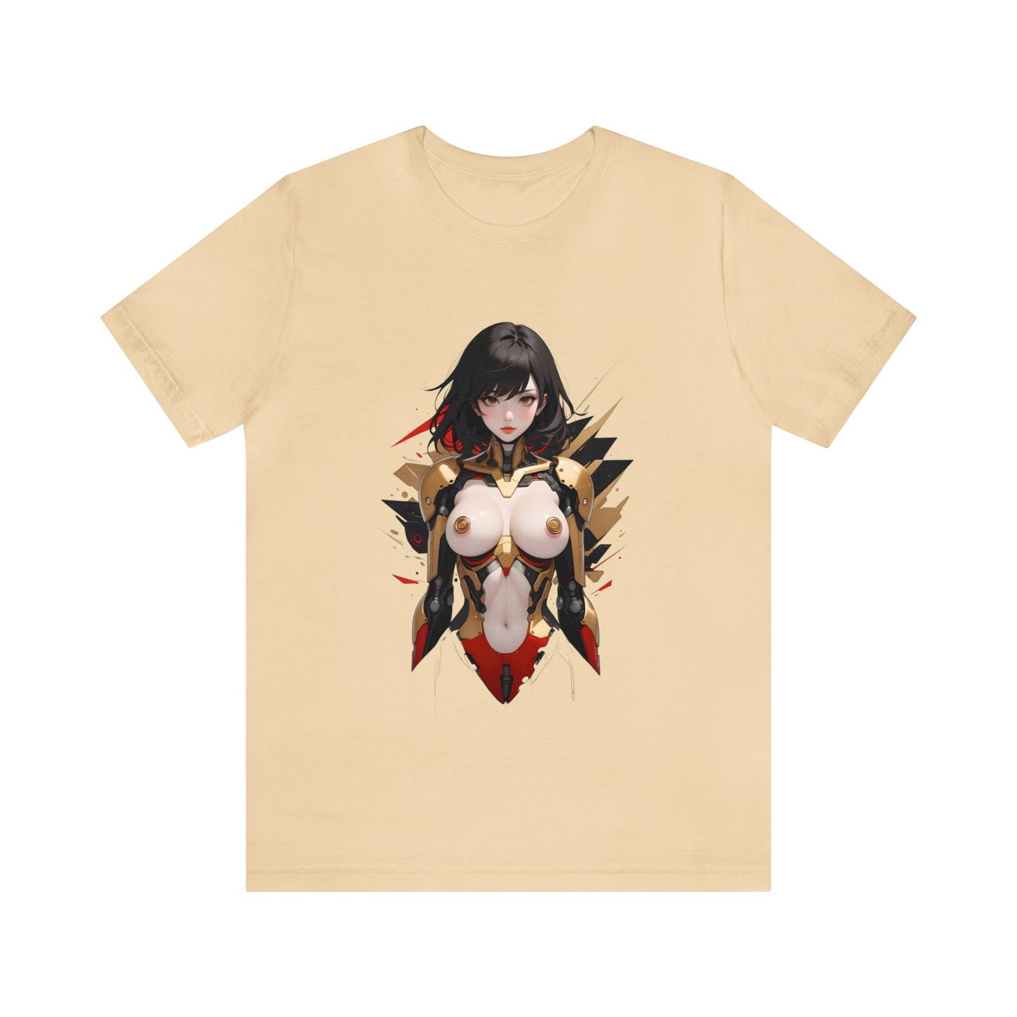Kǎtōng Piàn - Mecha Girl Collection - Anna - Unisex Jersey Short Sleeve Tee Printify