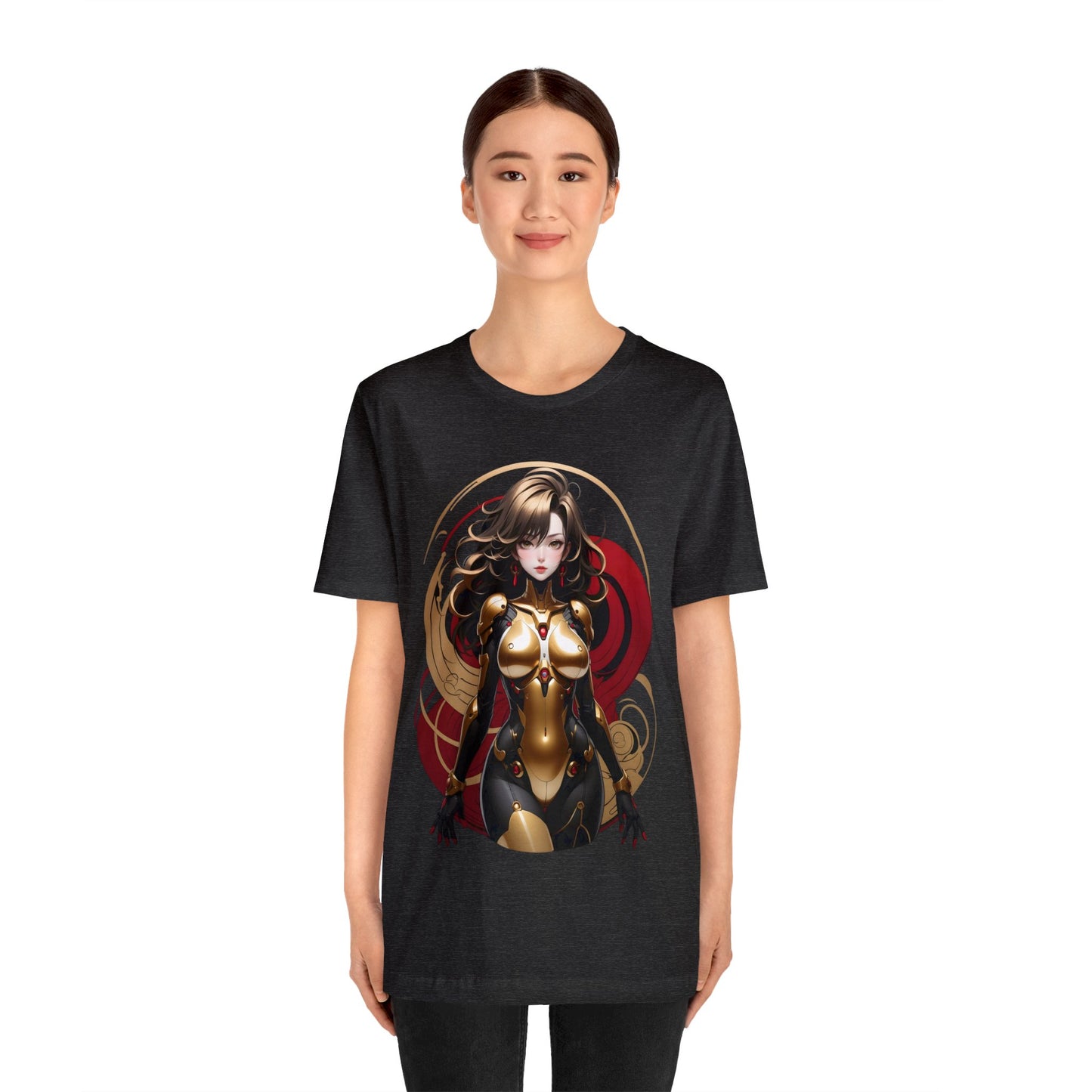Kǎtōng Piàn - Mecha Girl Collection - Ava - Unisex Jersey Short Sleeve Tee Printify