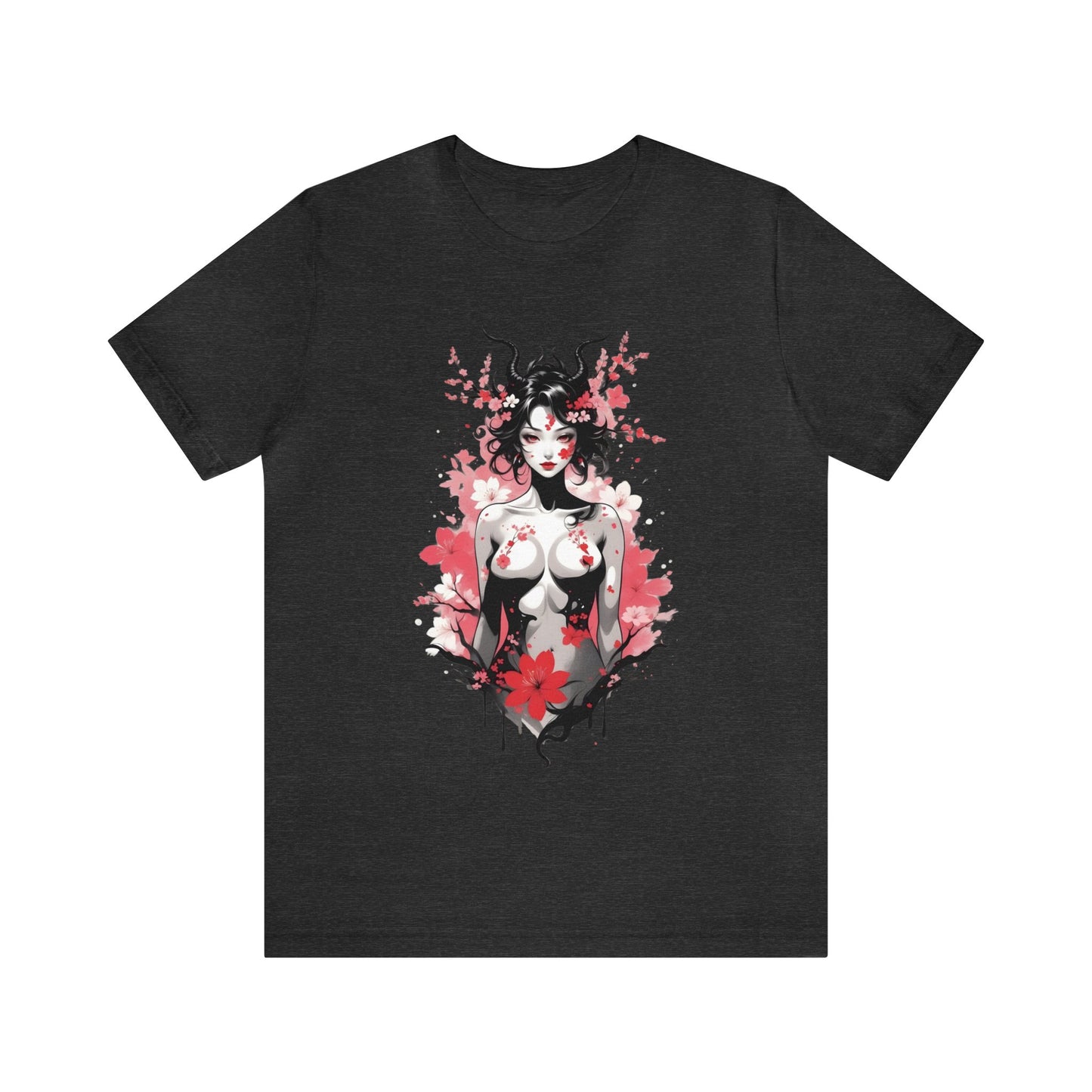 Kǎtōng Piàn - Oni Collection - Hannya - Unisex Jersey Short Sleeve Tee Printify