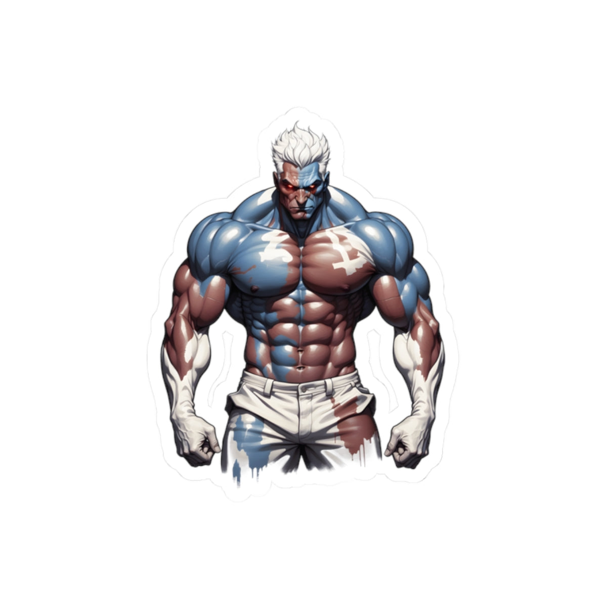 Prized Fighter Titan Ember Sticker Printify
