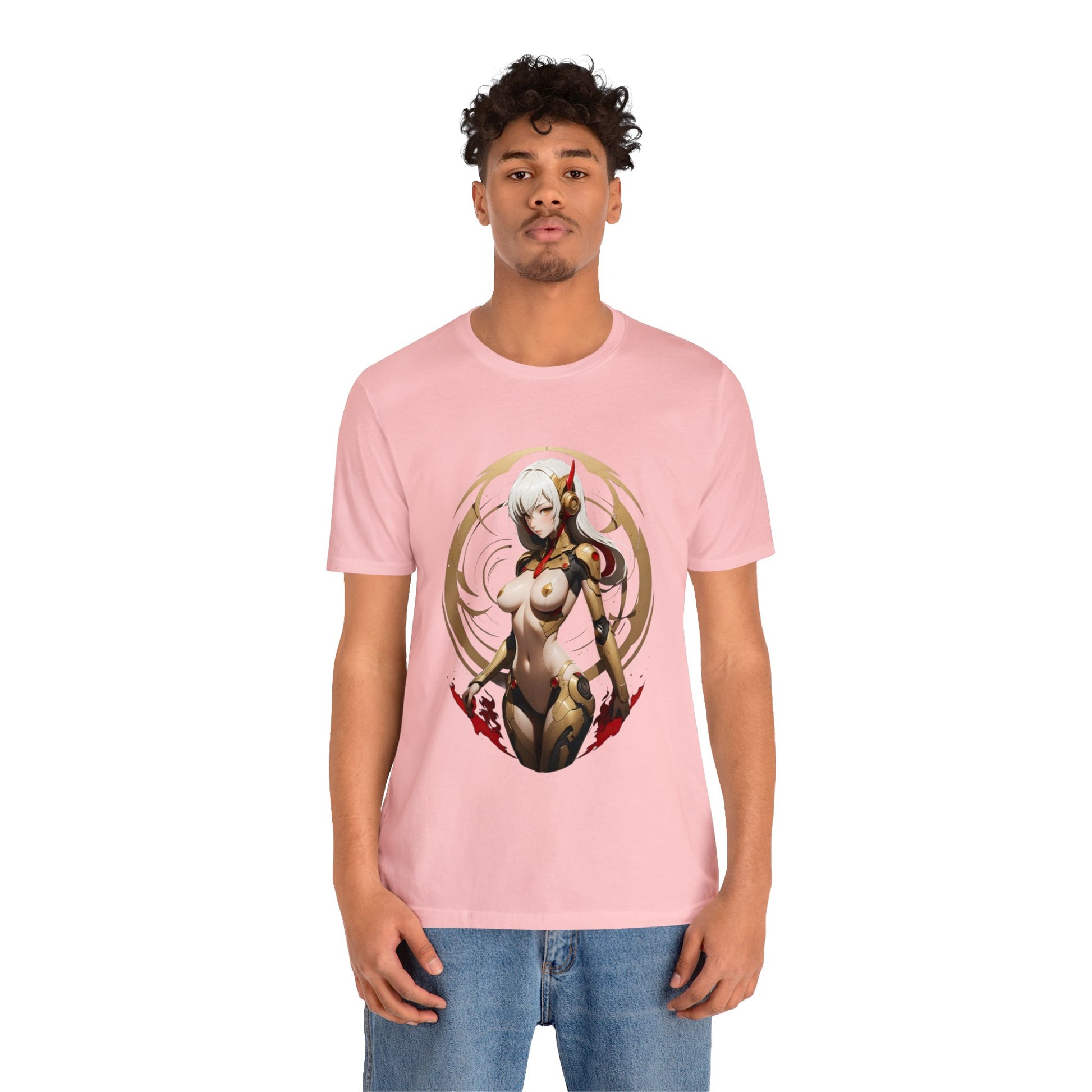 Kǎtōng Piàn - Mecha Girl Collection - Delilah - Unisex Jersey Short Sleeve Tee Printify