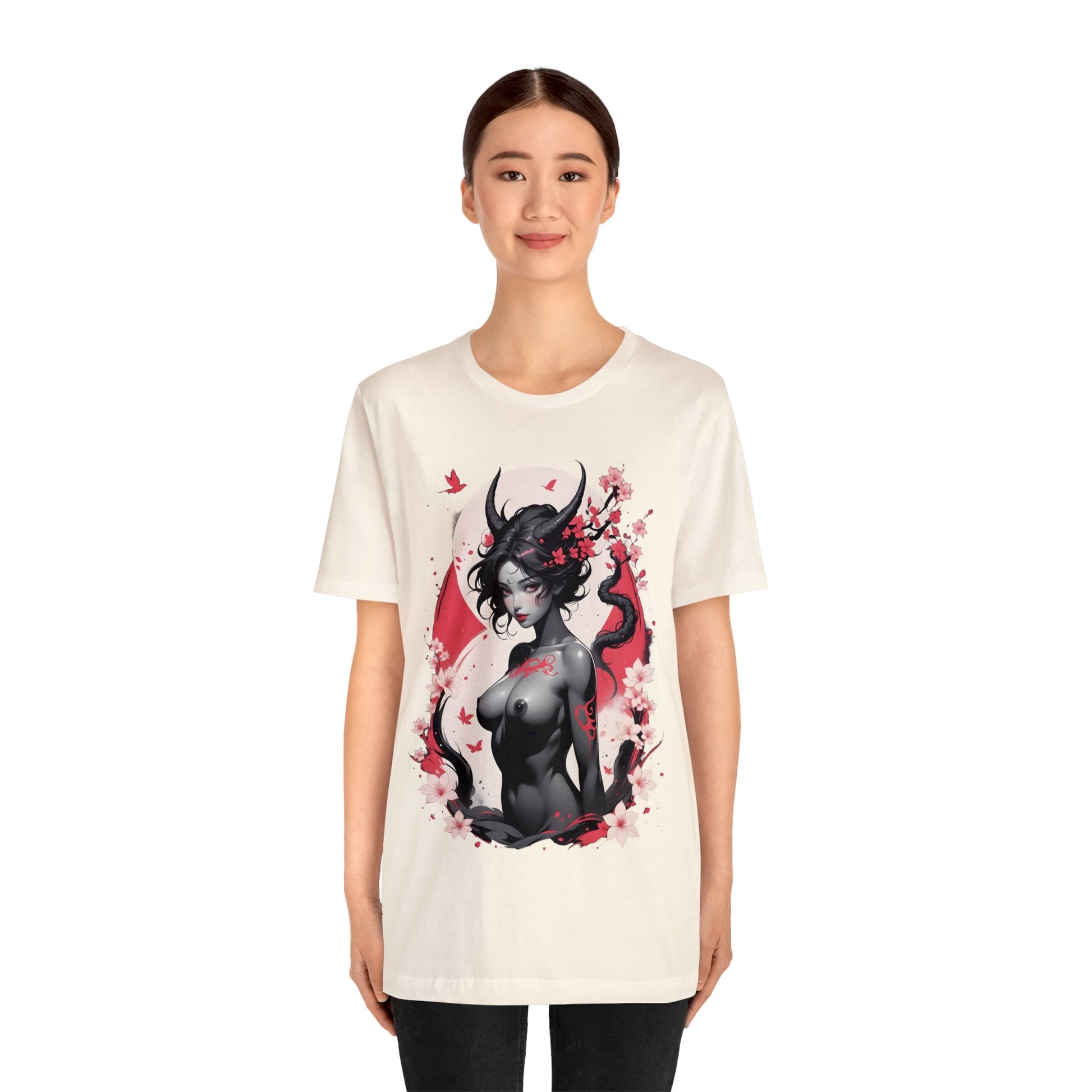 Kǎtōng Piàn - Oni Collection - Cheshmak - Unisex Jersey Short Sleeve Tee Printify