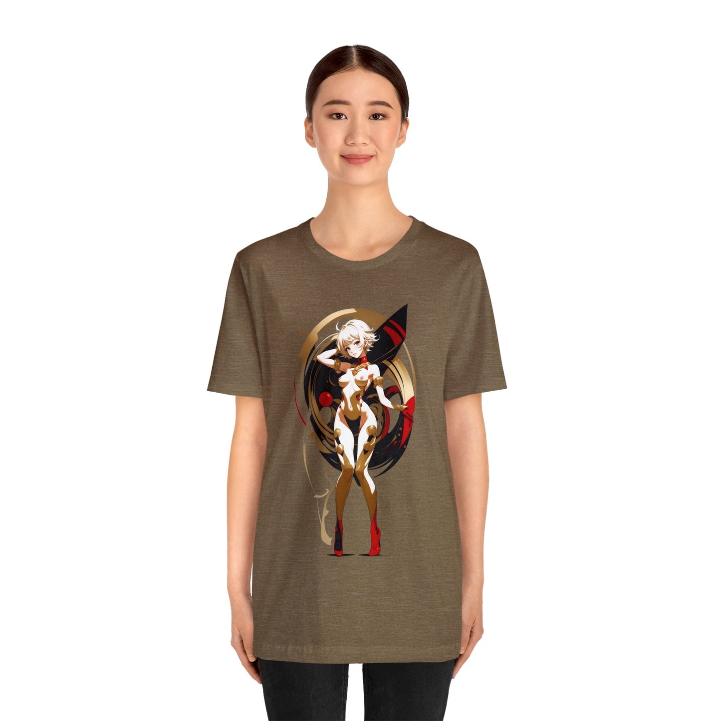 Kǎtōng Piàn - Mecha Girl Collection - Alice - Unisex Jersey Short Sleeve Tee Printify