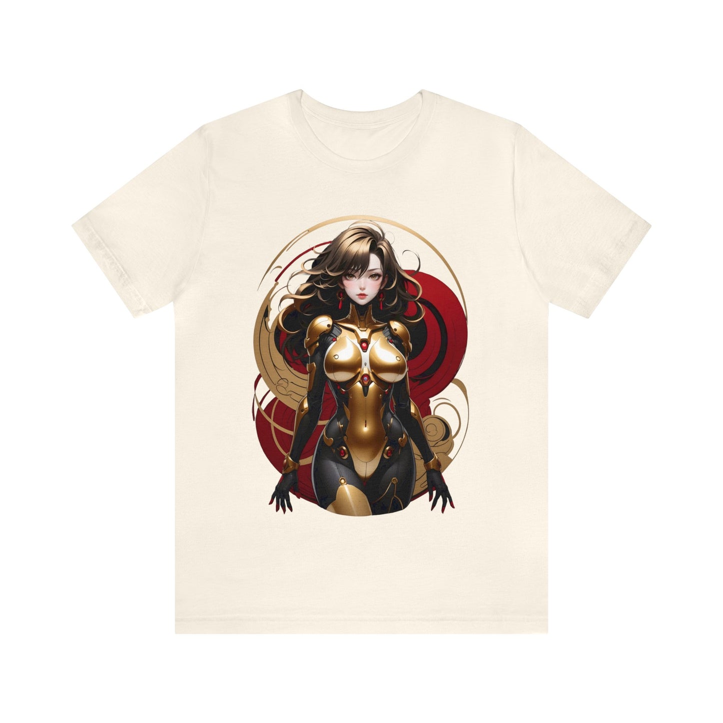 Kǎtōng Piàn - Mecha Girl Collection - Ava - Unisex Jersey Short Sleeve Tee Printify