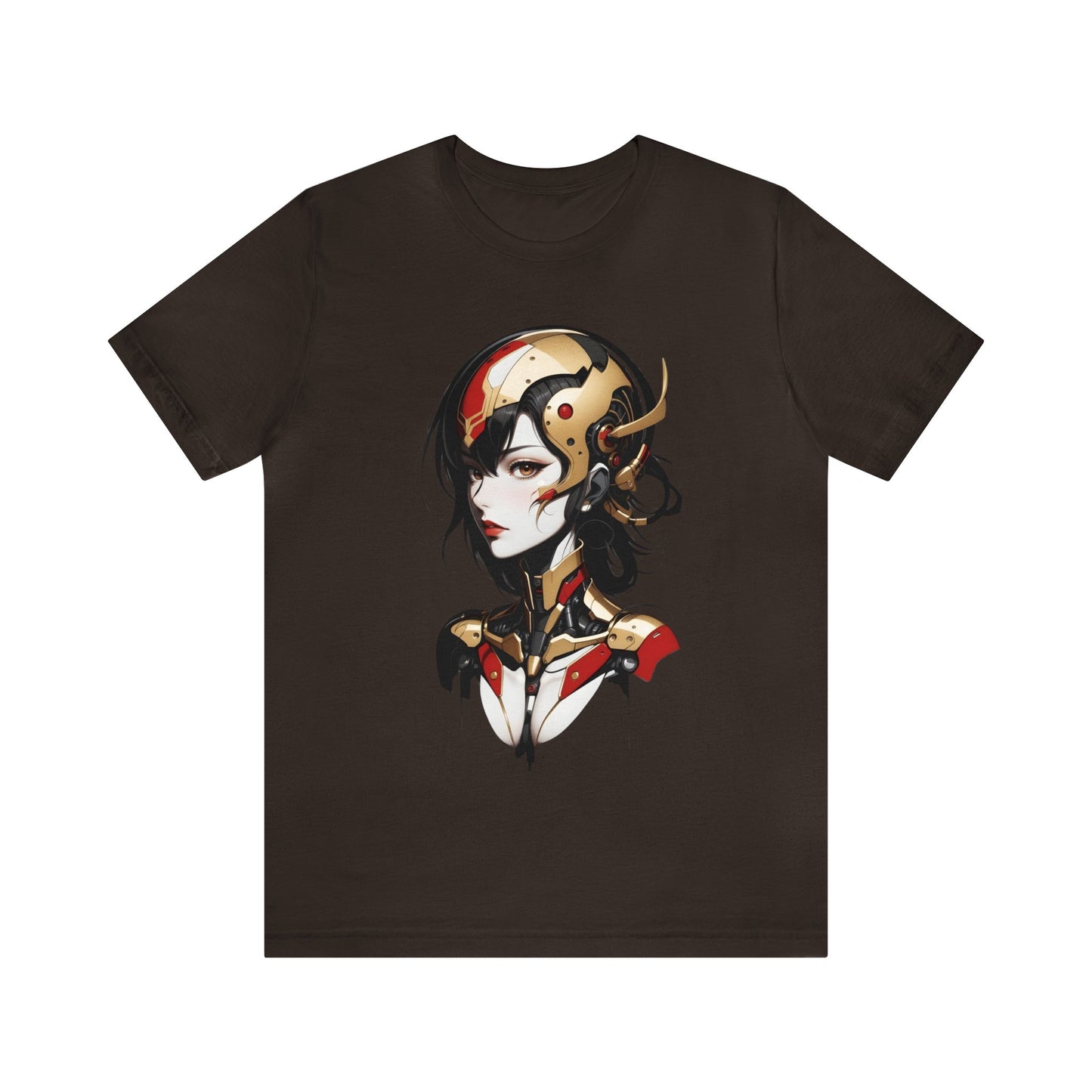 Kǎtōng Piàn - Mecha Girl Collection - Aurora - Unisex Jersey Short Sleeve Tee Printify