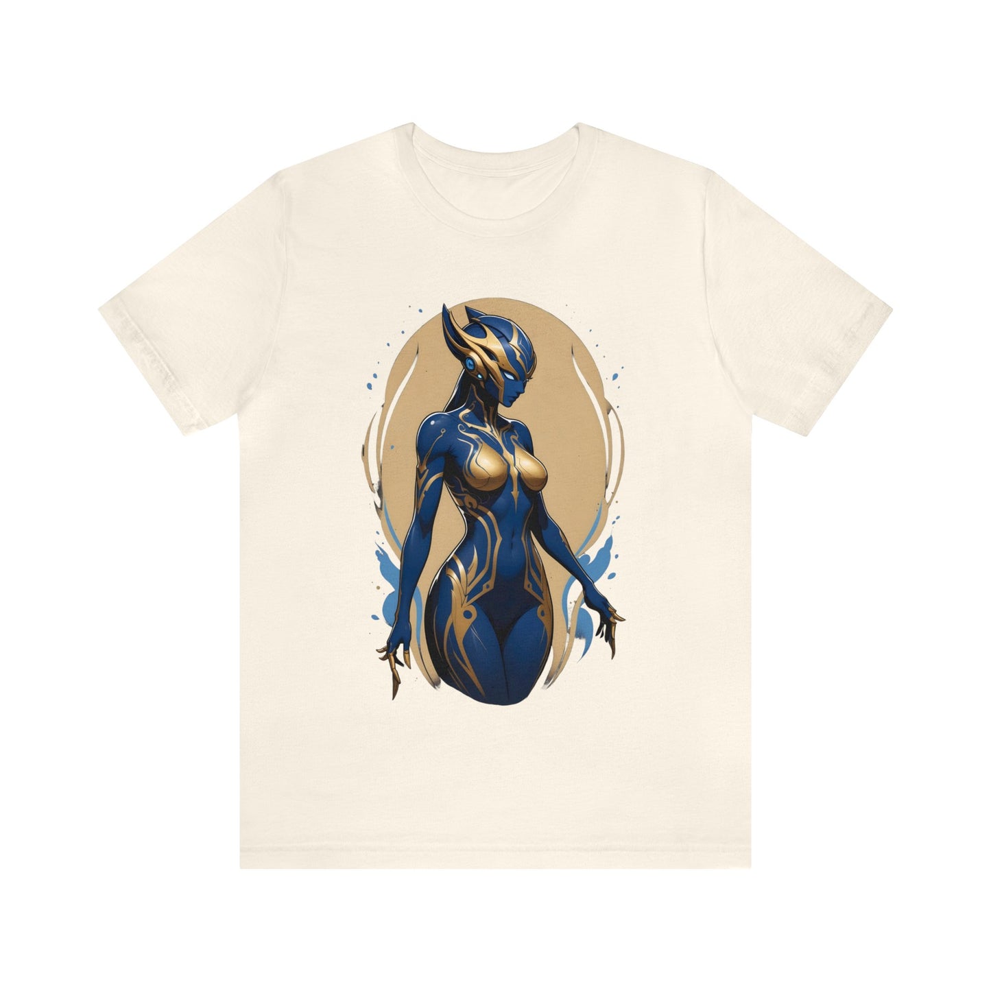 Kǎtōng Piàn - The Lotus Collection - Guinevere - Unisex Jersey Short Sleeve Tee Printify