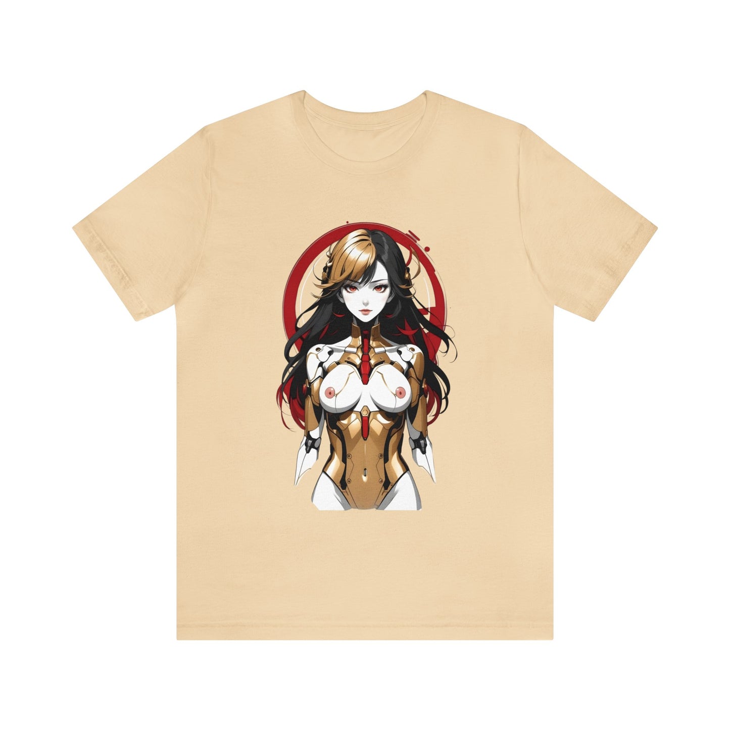 Kǎtōng Piàn - Mecha Girl Collection - Mia - Unisex Jersey Short Sleeve Tee Printify