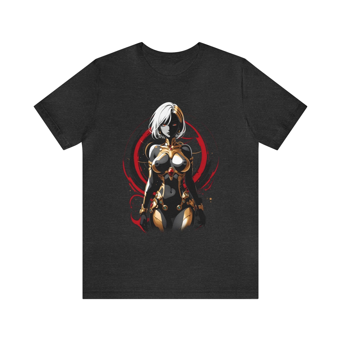 Kǎtōng Piàn - Mecha Girl Collection - Layla - Unisex Jersey Short Sleeve Tee Printify