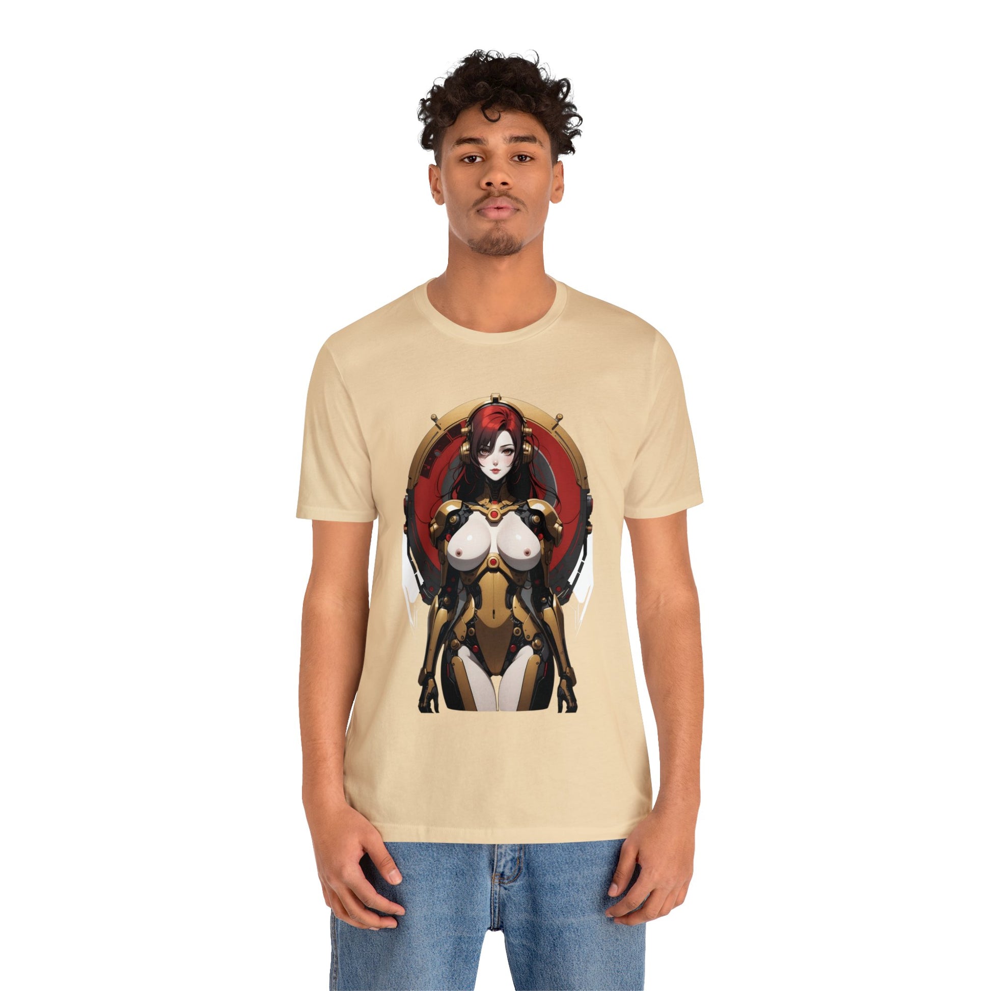 Kǎtōng Piàn - Mecha Girl Collection - Eliana - Unisex Jersey Short Sleeve Tee Printify