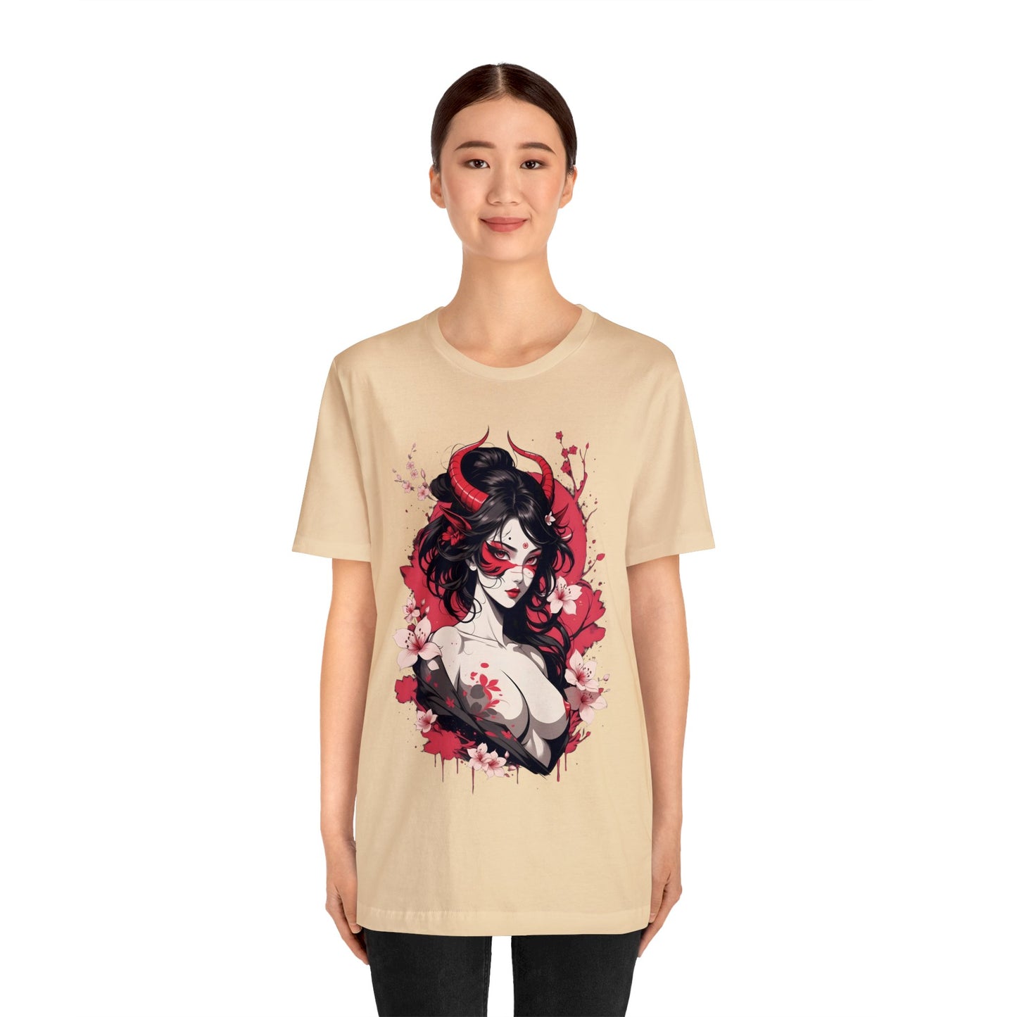 Kǎtōng Piàn - Oni Collection - Alecto - Unisex Jersey Short Sleeve Tee Printify