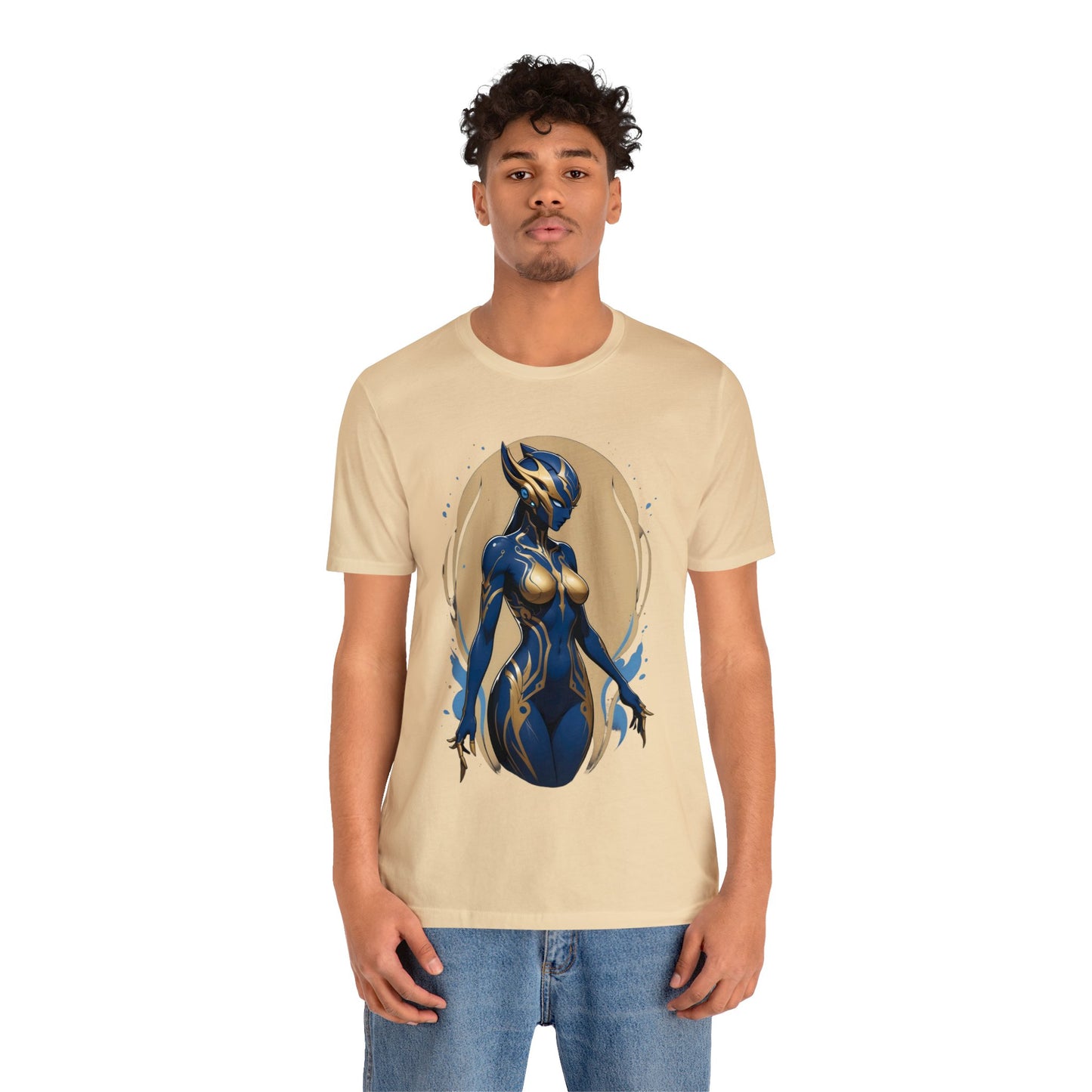 Kǎtōng Piàn - The Lotus Collection - Guinevere - Unisex Jersey Short Sleeve Tee Printify