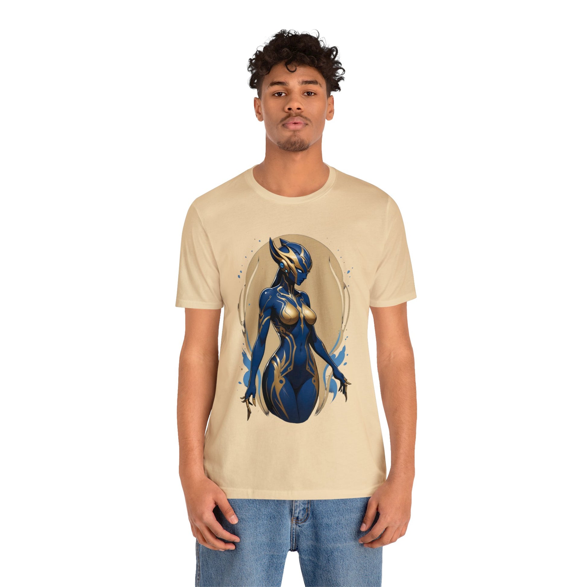 Kǎtōng Piàn - The Lotus Collection - Guinevere - Unisex Jersey Short Sleeve Tee Printify
